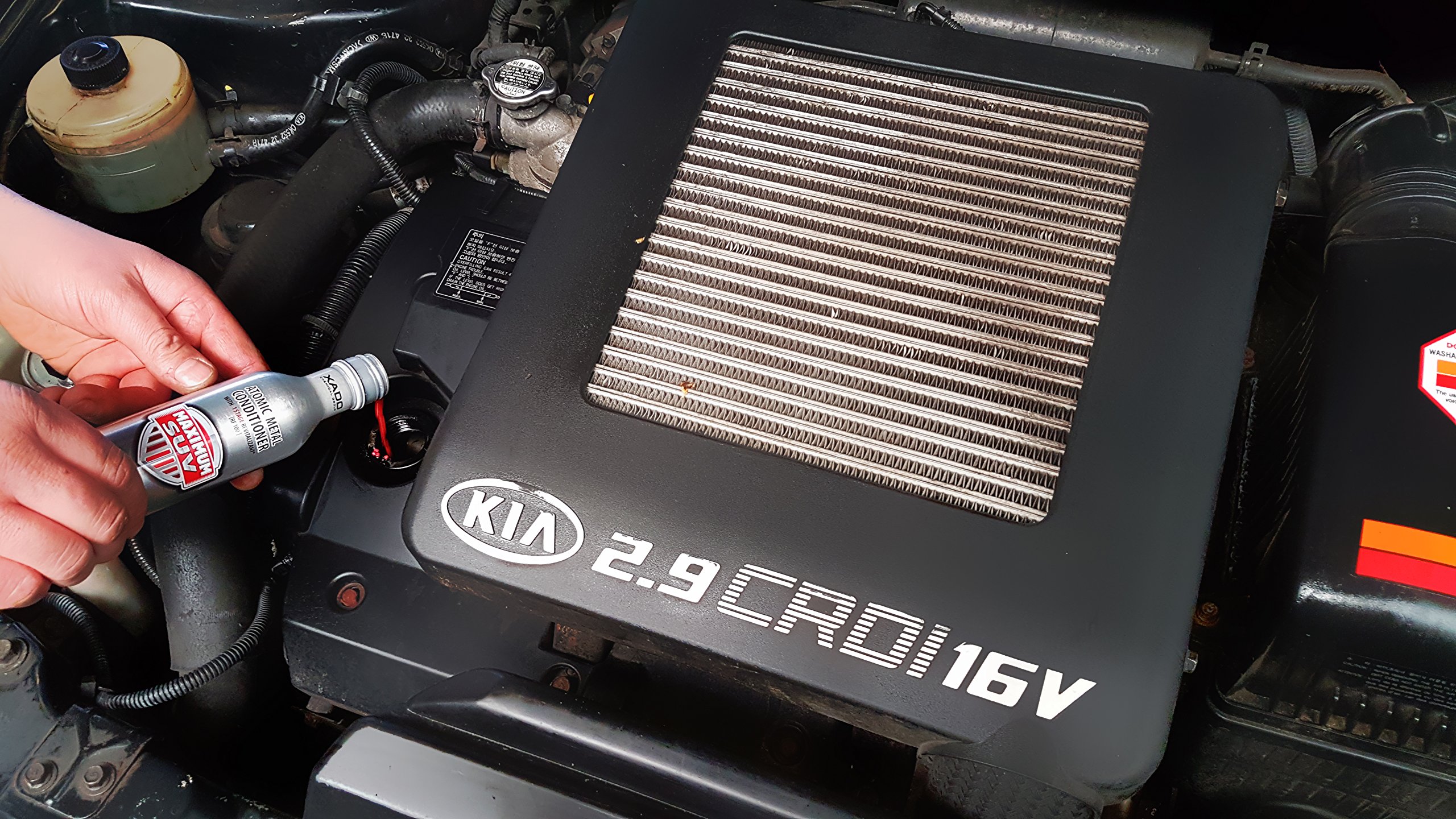 XADO Maximum SUV, aditivo para el aceite - protección para motor contra el desgaste - regenera , con aditivo Revitalizant® (para motores con más de 5L de aceite)