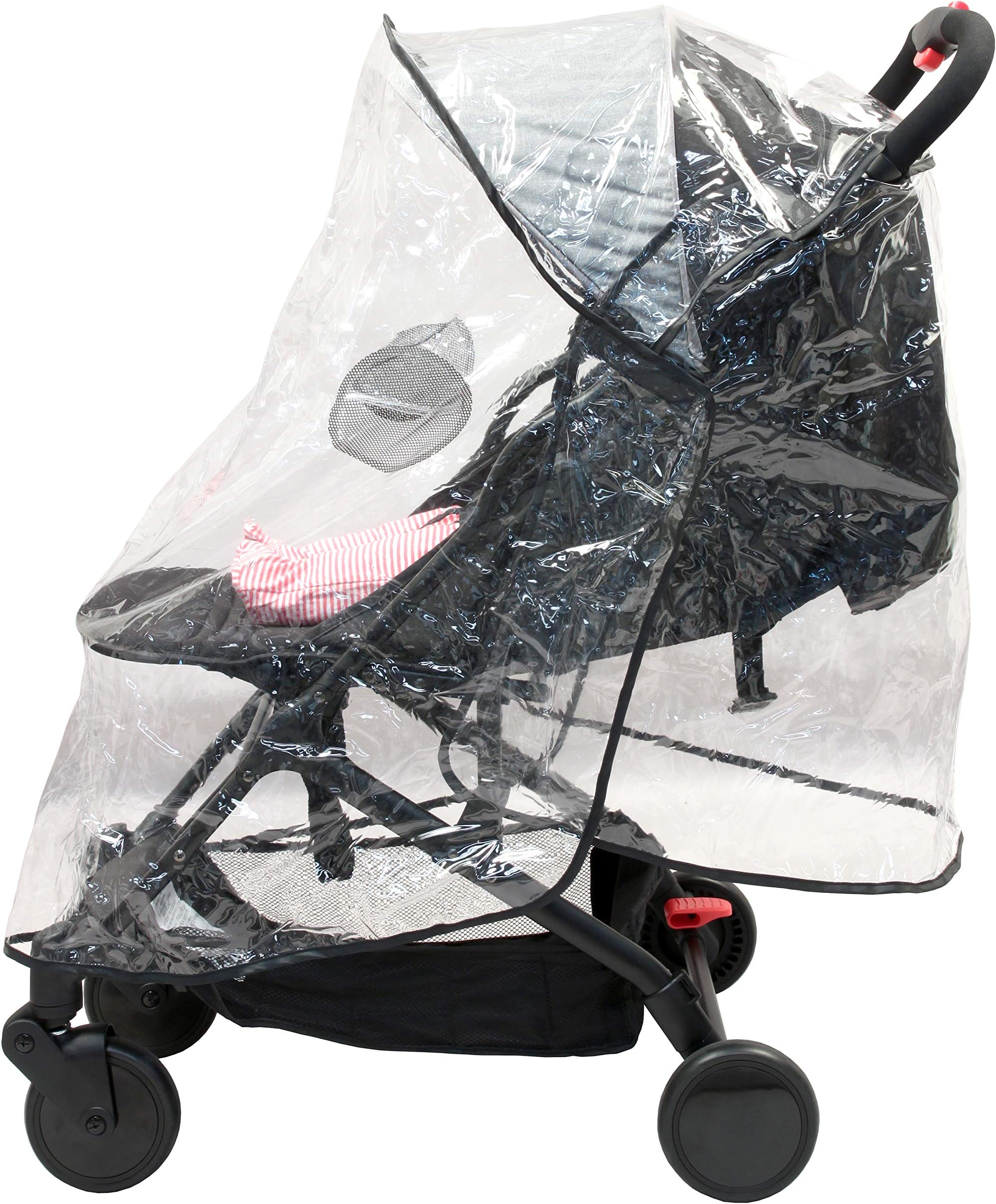 BAMBISOLComplete Rain Cover for Pushchairs with Canopy