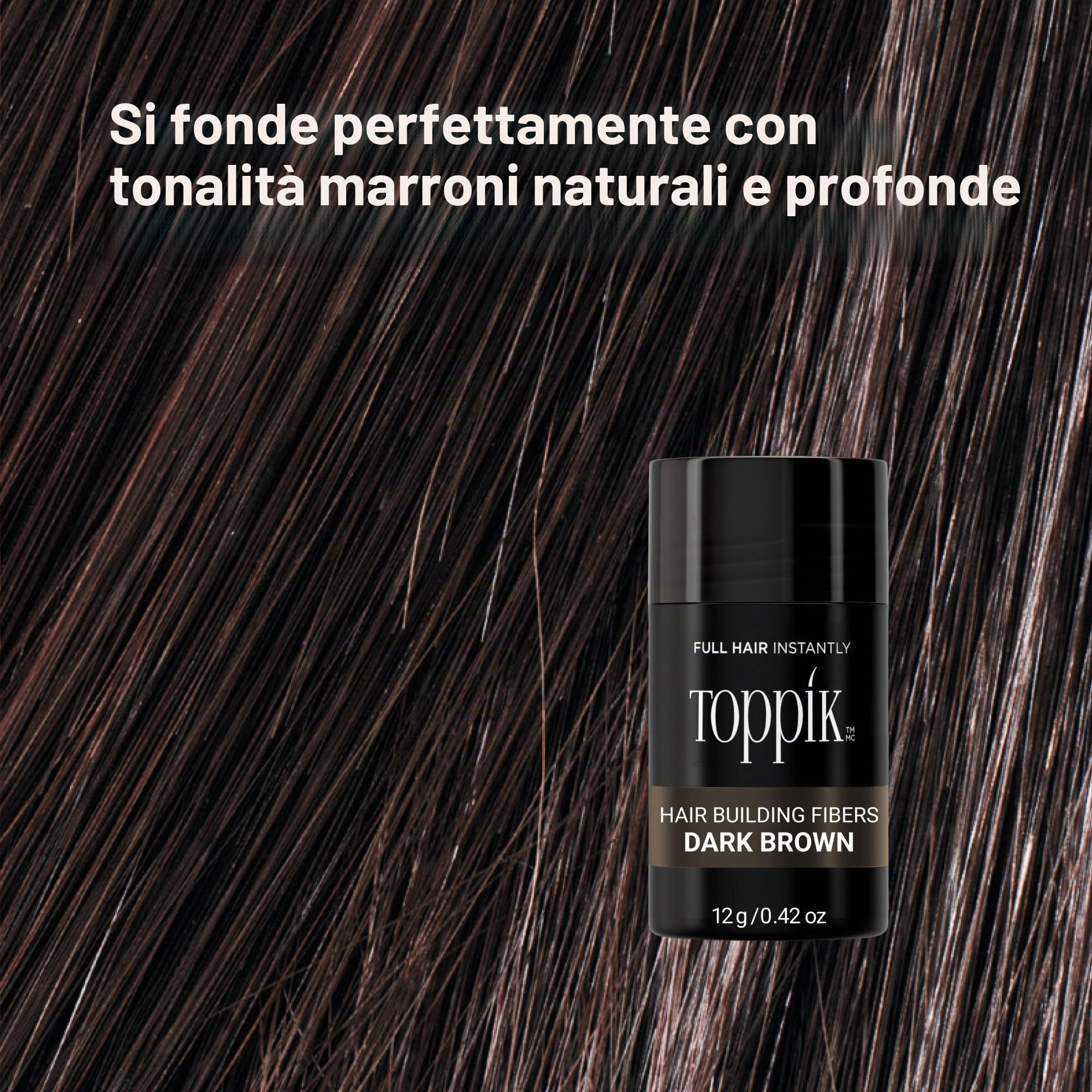 Toppik Fibre di cheratina per la costruzione dei capelli