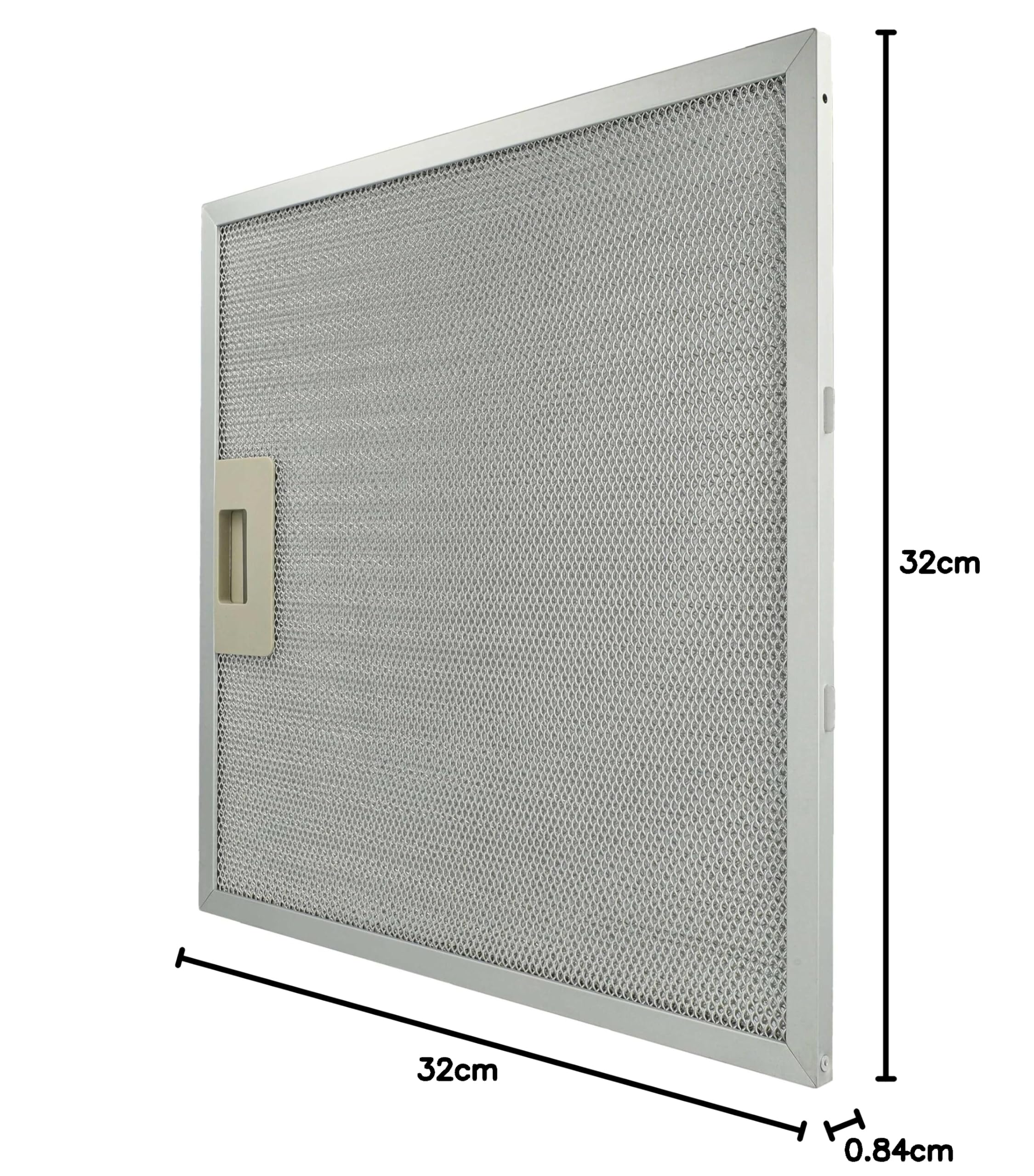 vhbw 2x Filter Metallfettfilter kompatibel mit Bauknecht Dunstabzugshaube