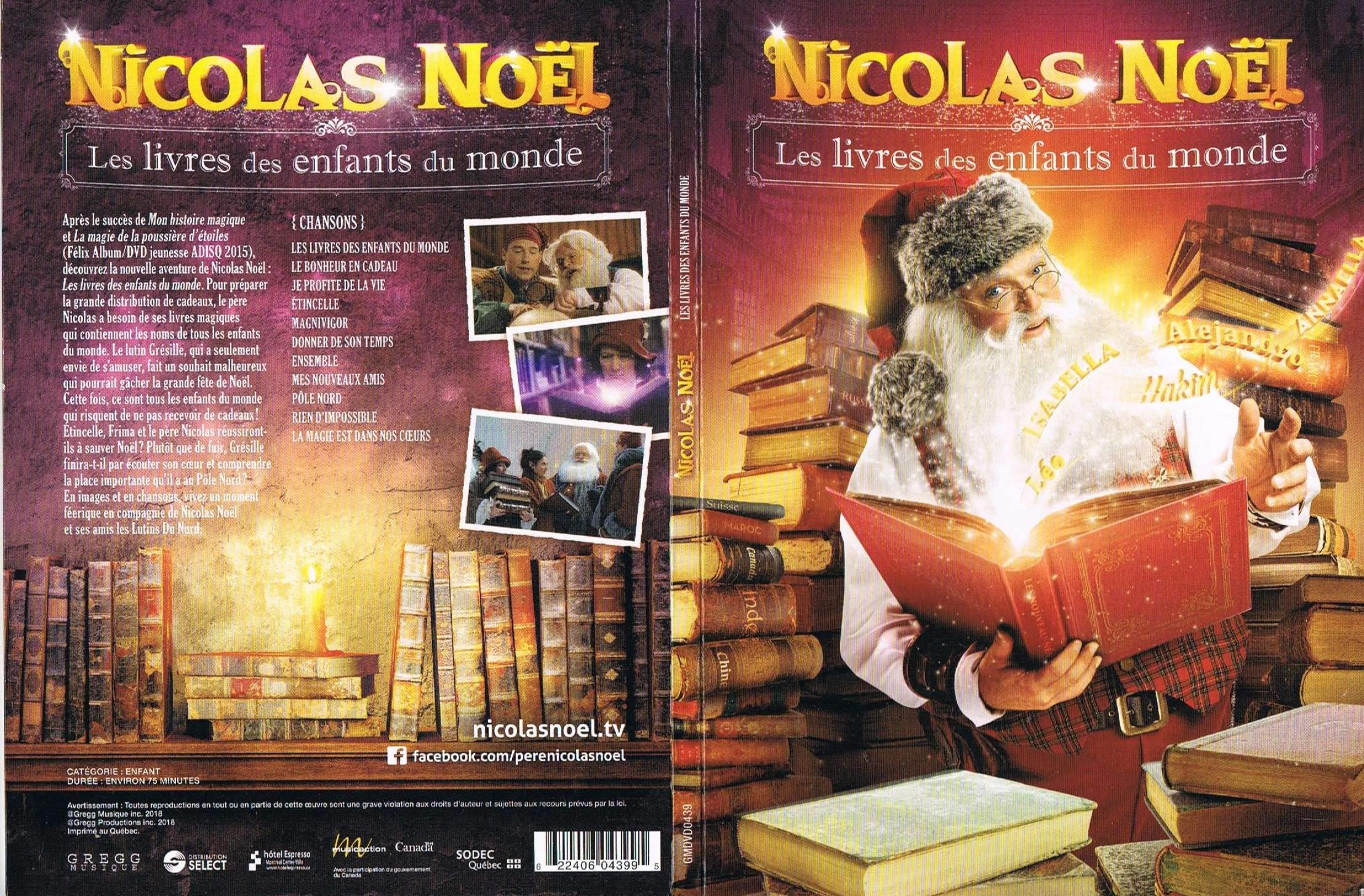 NICOLAS NOEL LES LIVRES DES ENFANTS DU MONDE [DVD]
