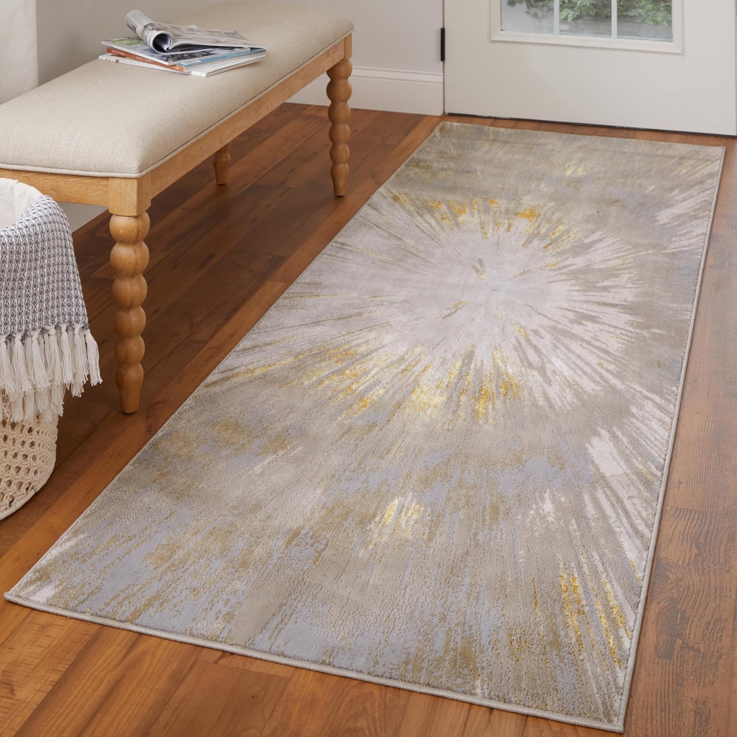 Golden Trail Area Rug NCU0NXD955