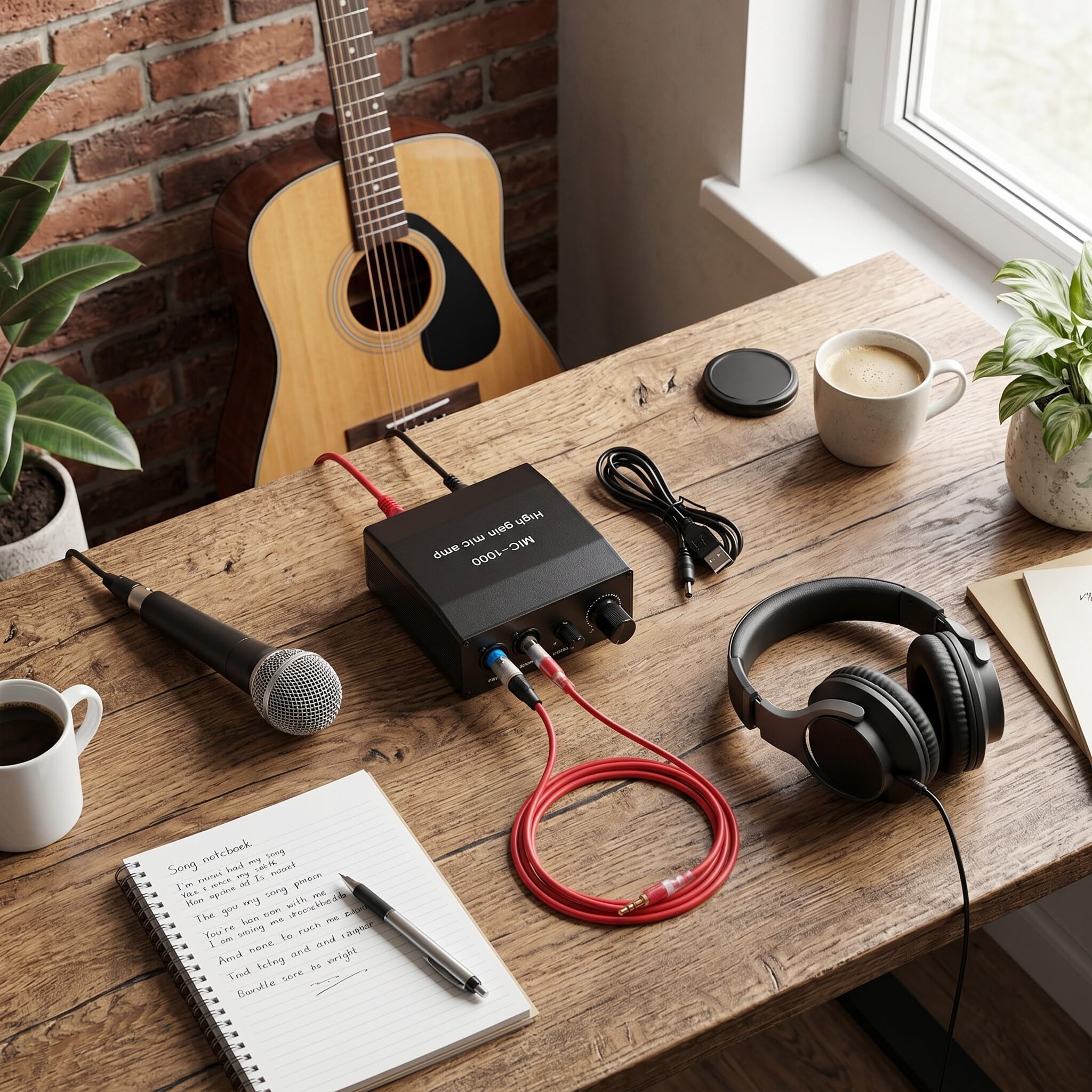 Amplificateur de Microphone Mic Préampli de Microphone Amplificateur Hautparleur Mélangeur Console Sonorisation pour Home Kit de Système D'amplificateur de Puissance
