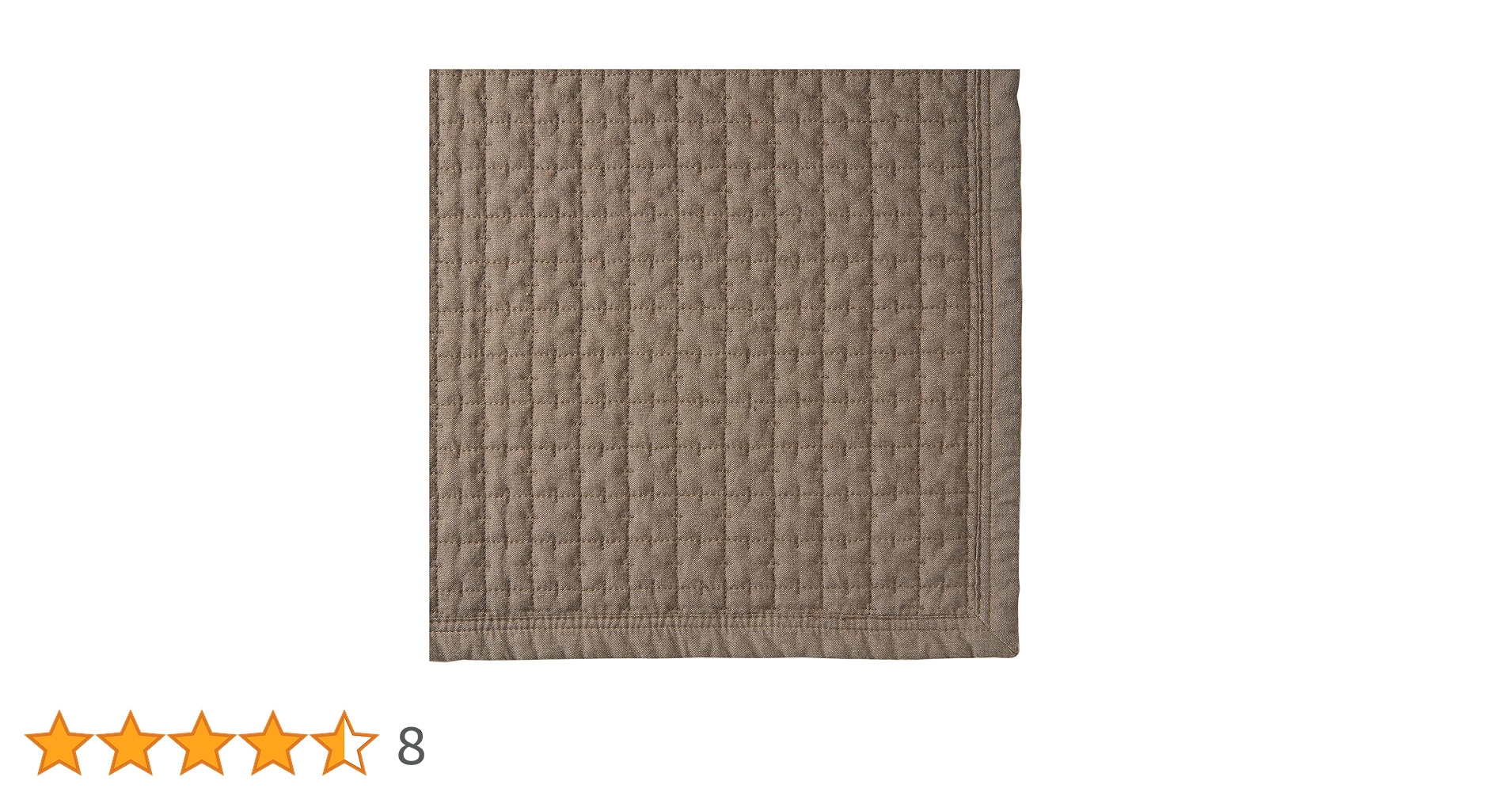 無印良品 洗いざらしの綿キルティングラグ  205×245cm ブラウン Amazon｜無印良品 洗いざらしの綿キルティングラグ ブラウン 205