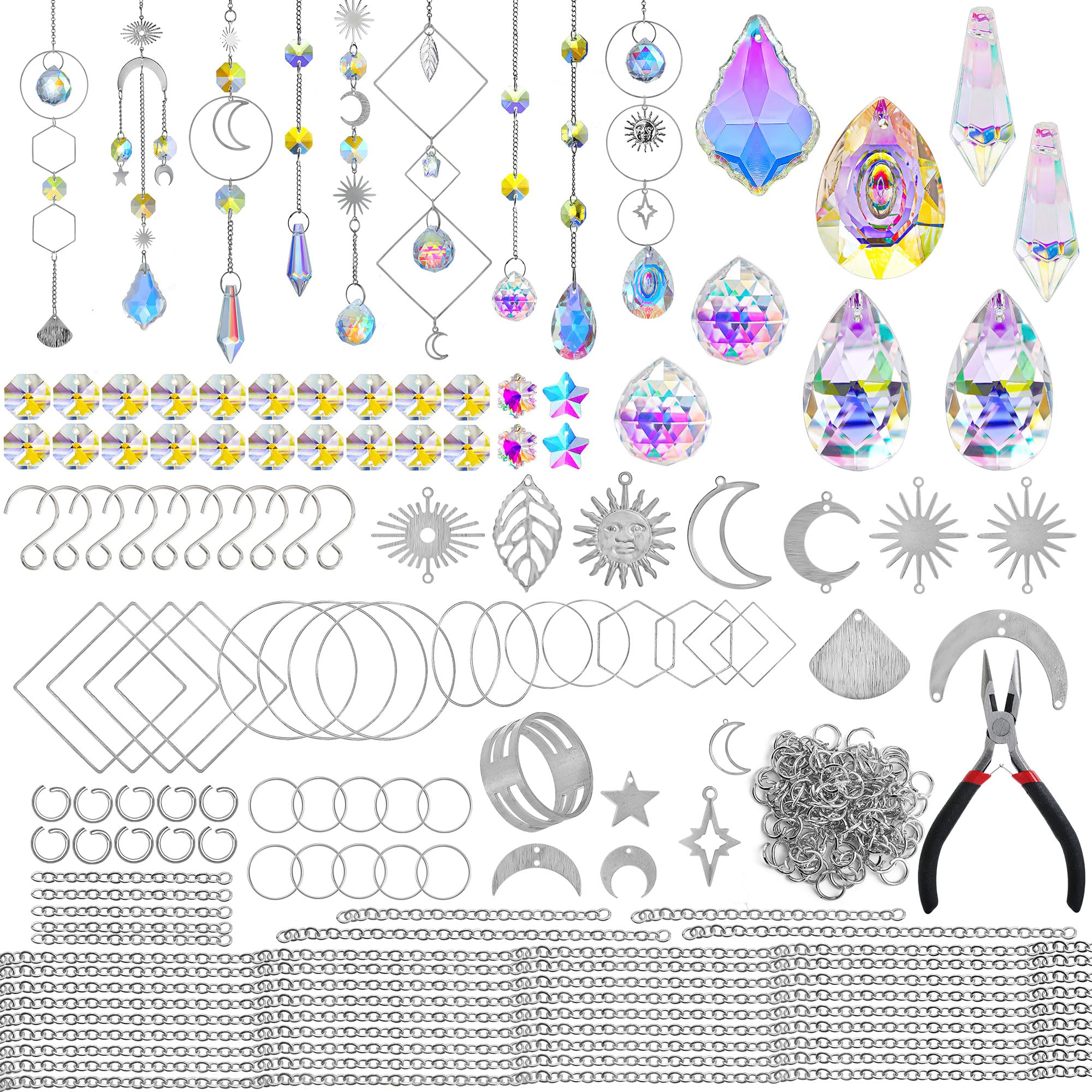Kit bricolage attrape-soleil cristal pour illuminer une piece sombre