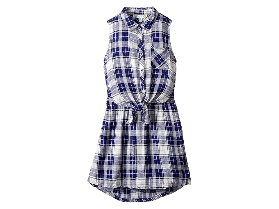 

C&C California Kids Yarn-Dye Woven Dress (Little Kids/Big Kids) (Navy) Girl's Dress
