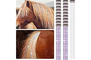 18-Piece Horse Tail Extensions: Mane and Tail Beauty Redefined