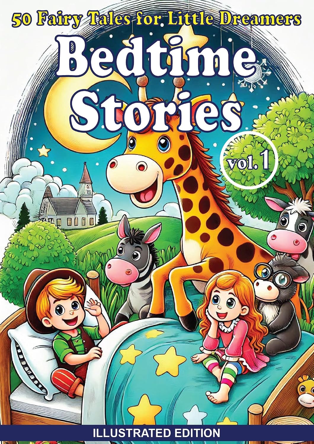 Amazon | Bedtime Stories: 50 Fairy Tales for Little Dreamers Vol.1 ...