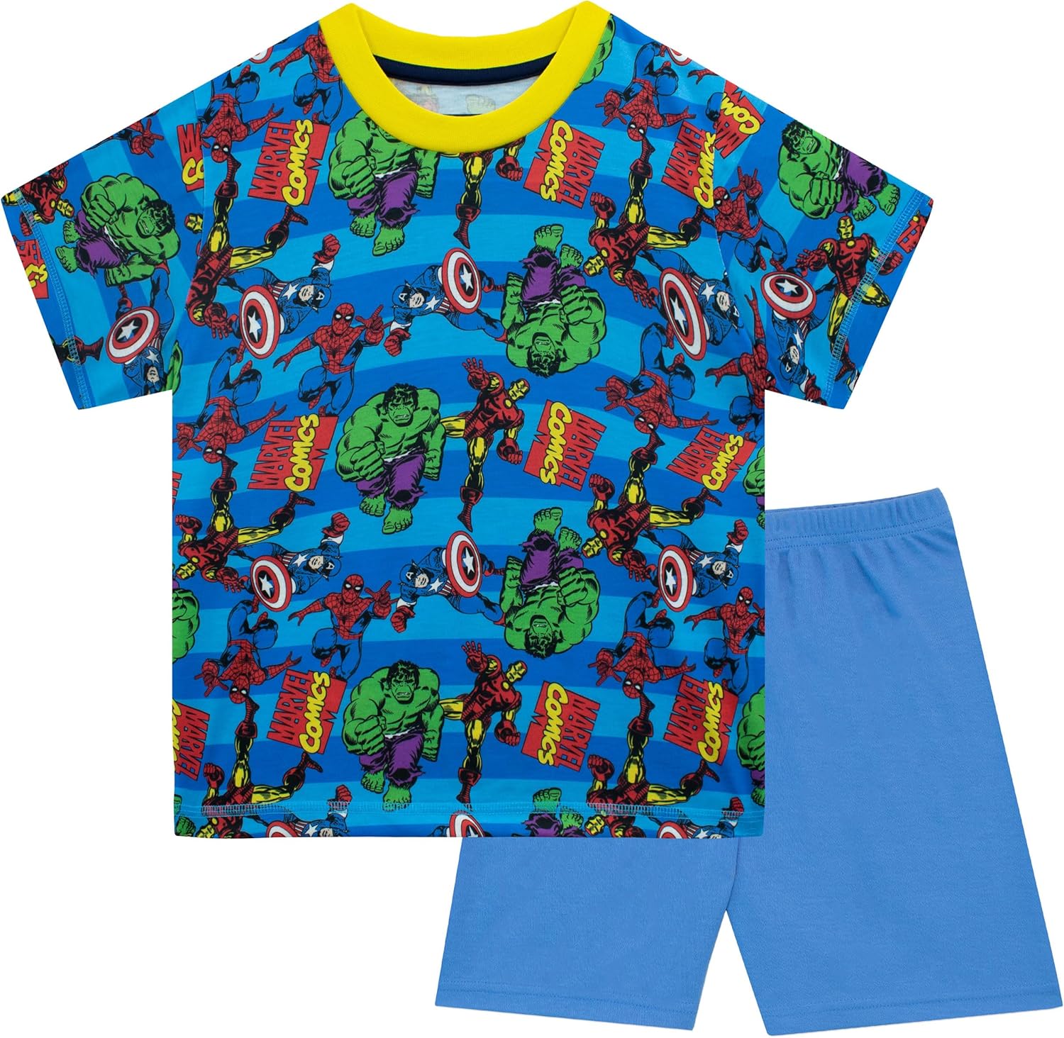 Marvel Avengers Pajamas 2 Pack | Boys Iron Man, Captain America, Spiderman Pajamas | Kids Superhero PJs - Image 7