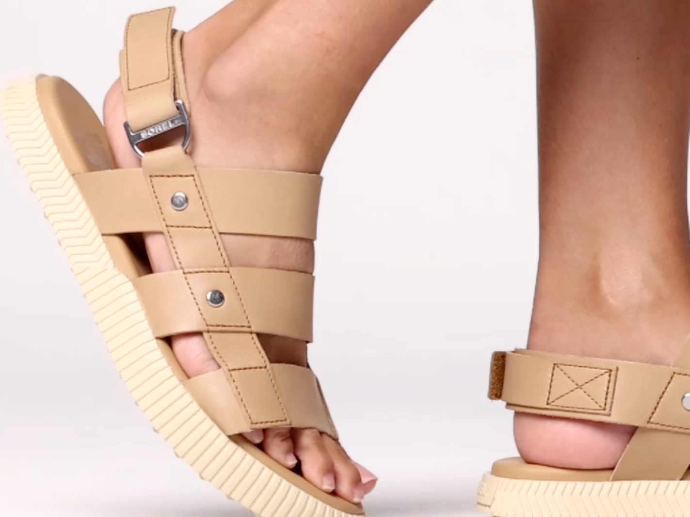 Amazon.com | Sorel Women's ONA Ave™ Slingback Flat Sandal, Canyon