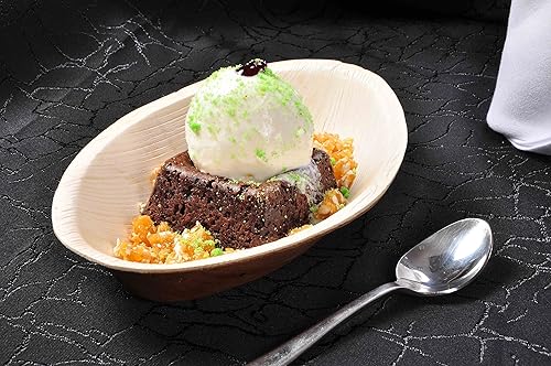 Miniatura 9 de Atmos Green Paquete de 25 platos llanos rectangulares de hoja de palma de 9 x 6 pulgadas, compostable, desechable, premium, resistente, ecológico,