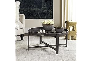 Safavieh Cursten Retro Wood Tray Top Coffee Table