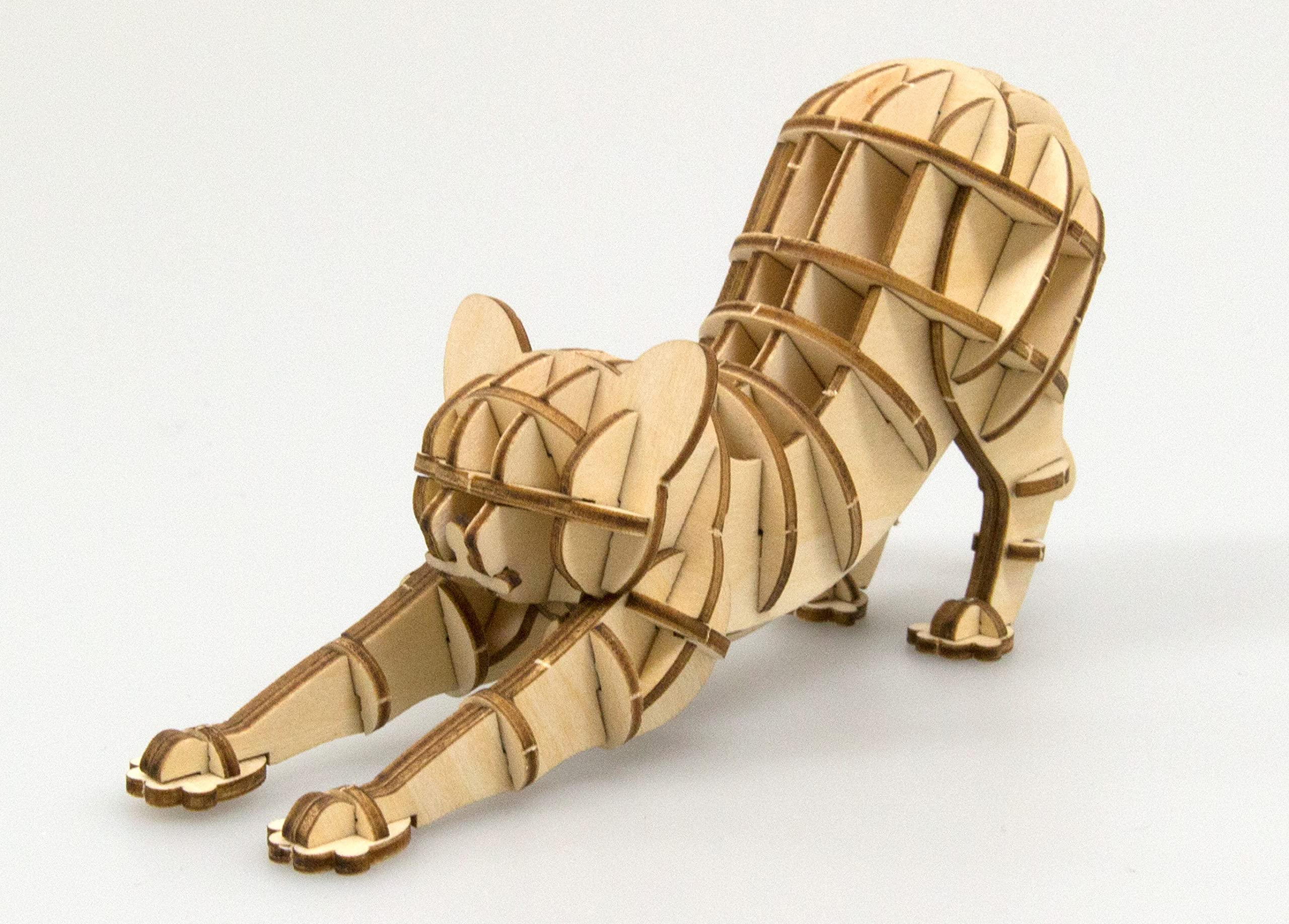 AzoneKi-gu-mi Wooden Puzzle Cat Stretch Pose 2022