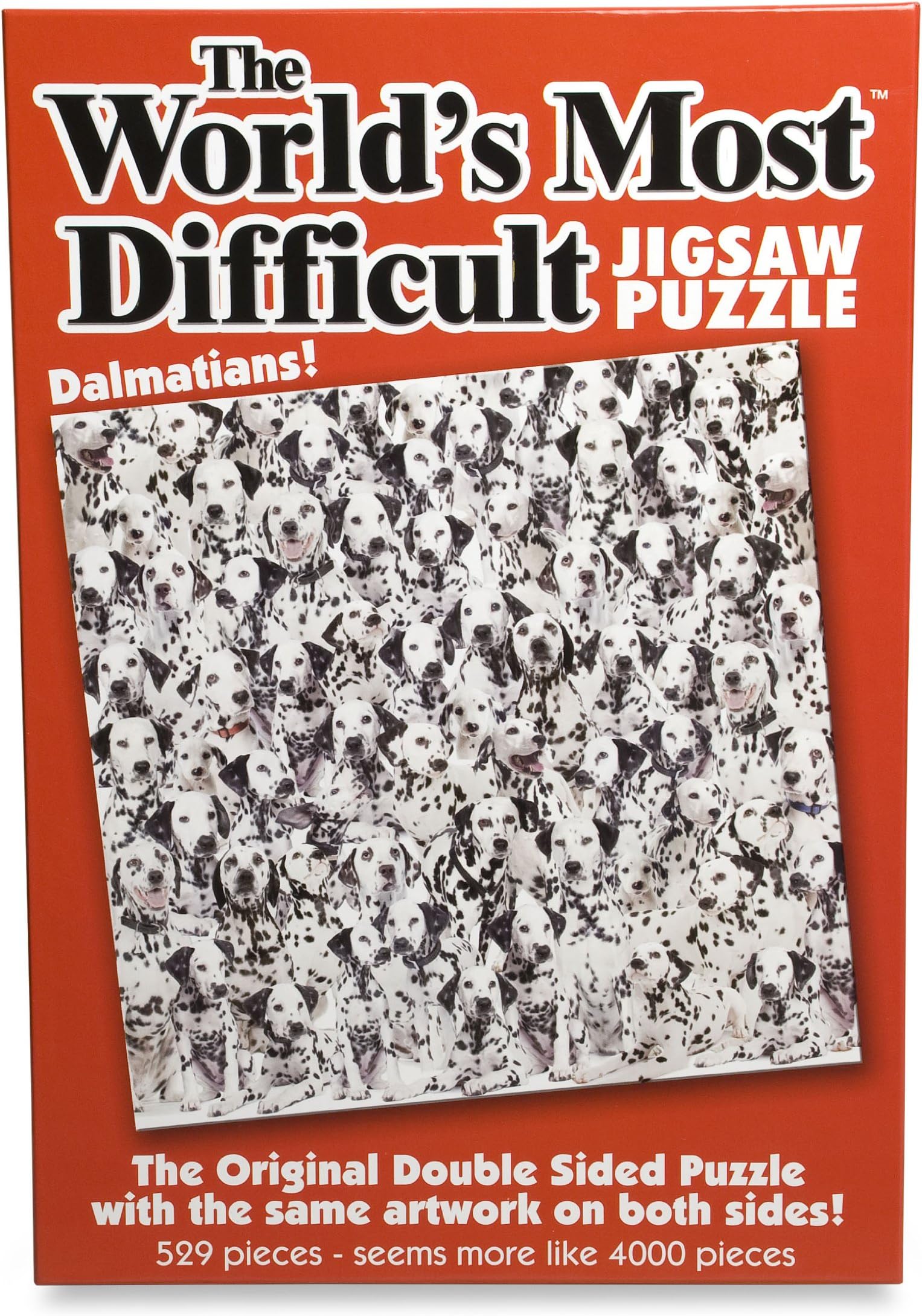 Paul Lamond Games Worlds Most Difficult Jigsaw Puzzle Dalmatians, white and black