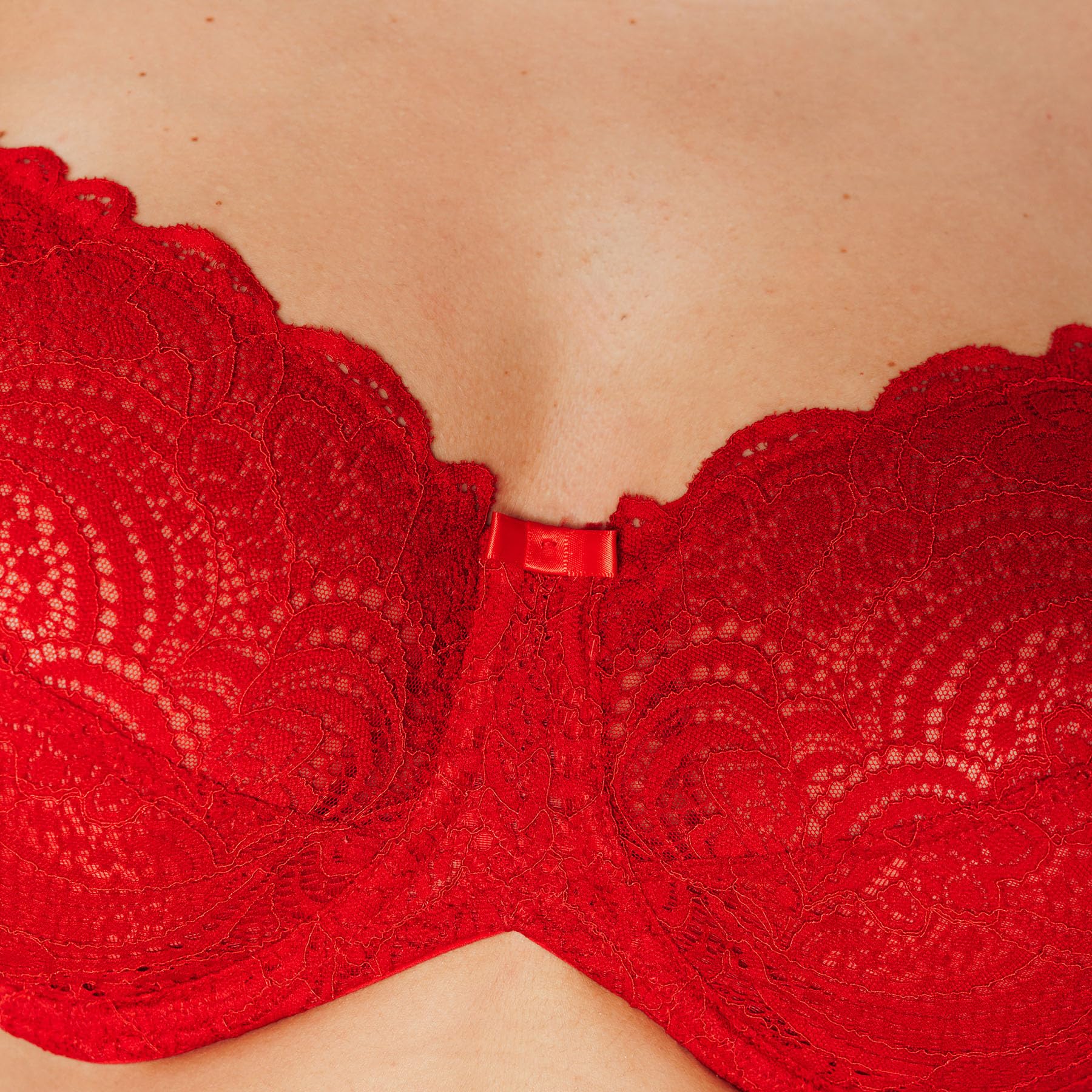 Soutien-Gorge Emboitant Dentelle - Ecru - Dentelle - Femme