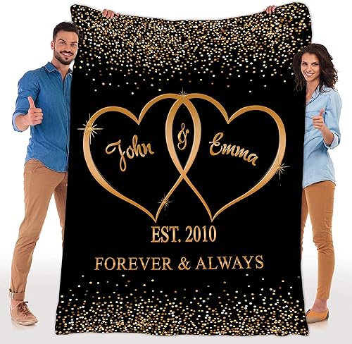 (Mantas personalizadas hechas en Estados Unidos para el más cercano a tu corazón, manta de visón Sherpa personalizada para parejas, personalizada