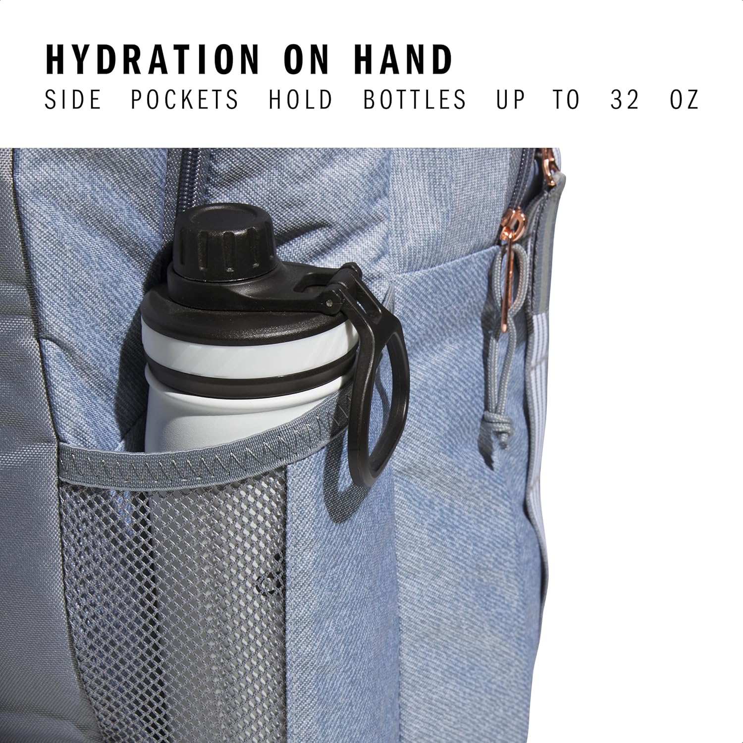 adidas Excel Backpack for Men & Women – Durable Large Athletic Laptop Bag - Image 4