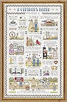 Janlynn 50224 'A Virtuous Woman' Counted Cross Stitch Kit, 14 Count Aida 15.25x9.25 Inch, Complete Supplies Included - Made in USA