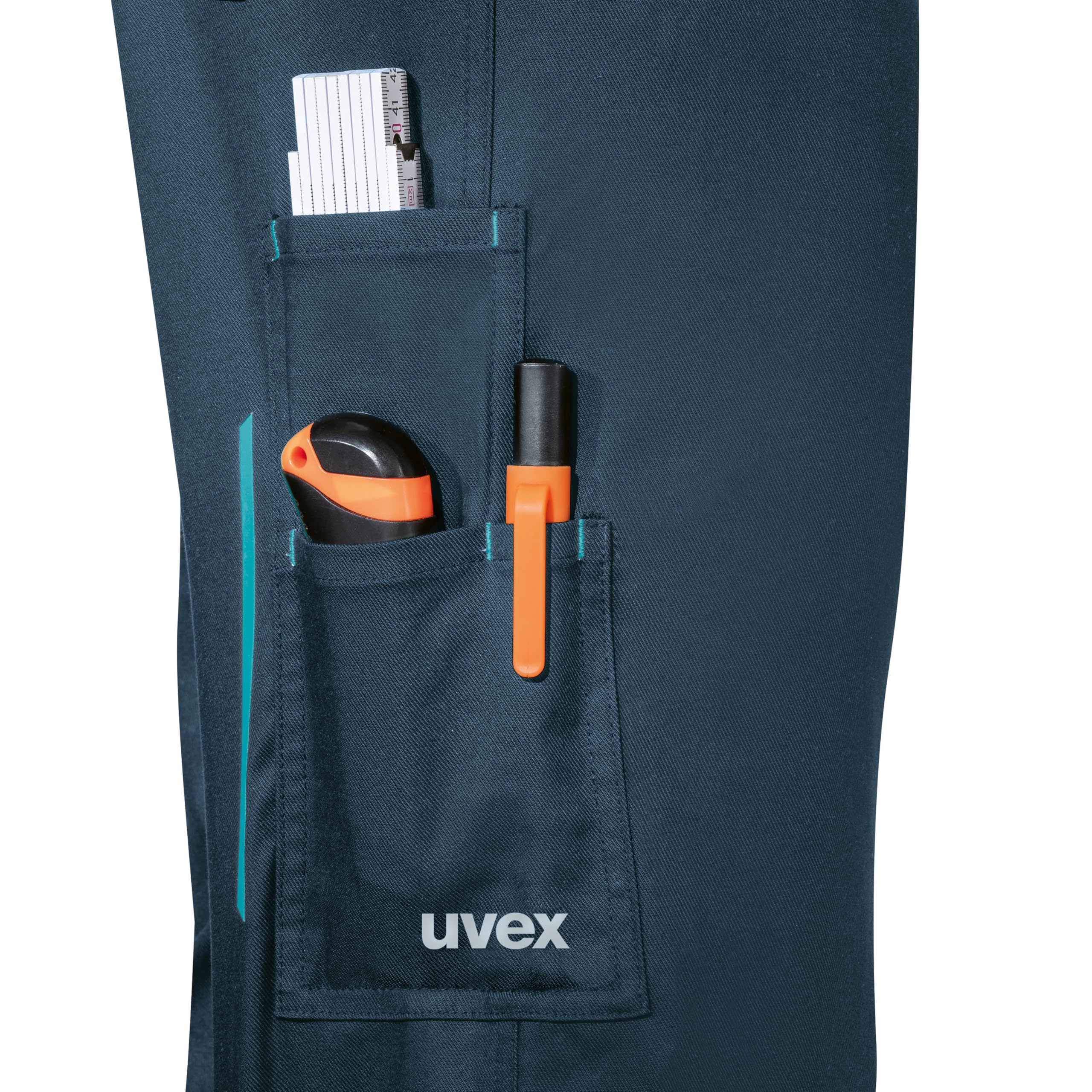 Uvex Tune-up Light męskie szorty robocze – lekkie 2-kierunkowe elastyczne