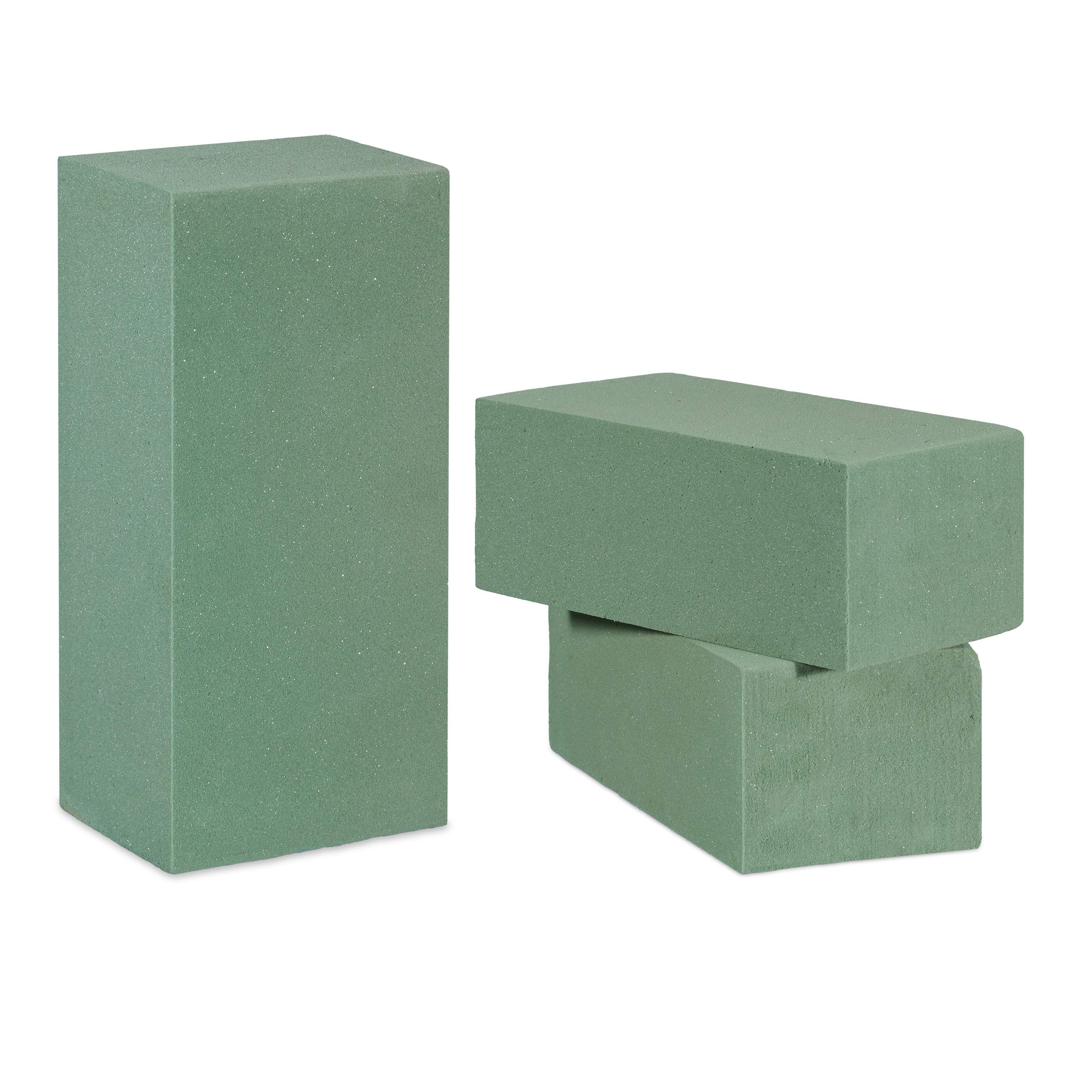 Mousse florale pour fleurs fraîches lot de 24 blocs pour éviter le flétrissement des bouquets