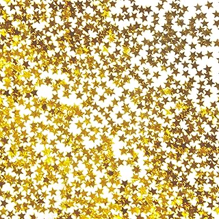 Sponsored Ad - Lainrrew 100 g/ 3.53oz Star Confetti Star Table Confetti Metallic Foil Glitter Star Sequins Table Scatter B...