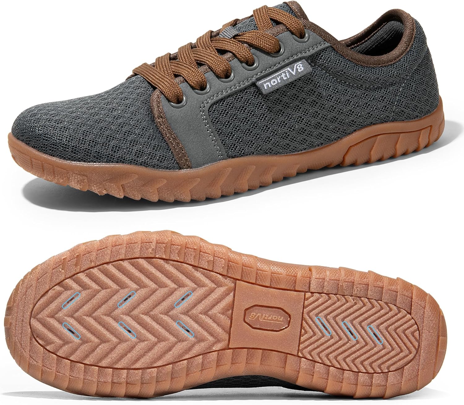 NORTIV 8 Mens Womens Quick Dry Water Shoes - Barefoot Aqua Swim Shoes for Beach Sports, Fishing, Hiking, Boating & Surfing Coast