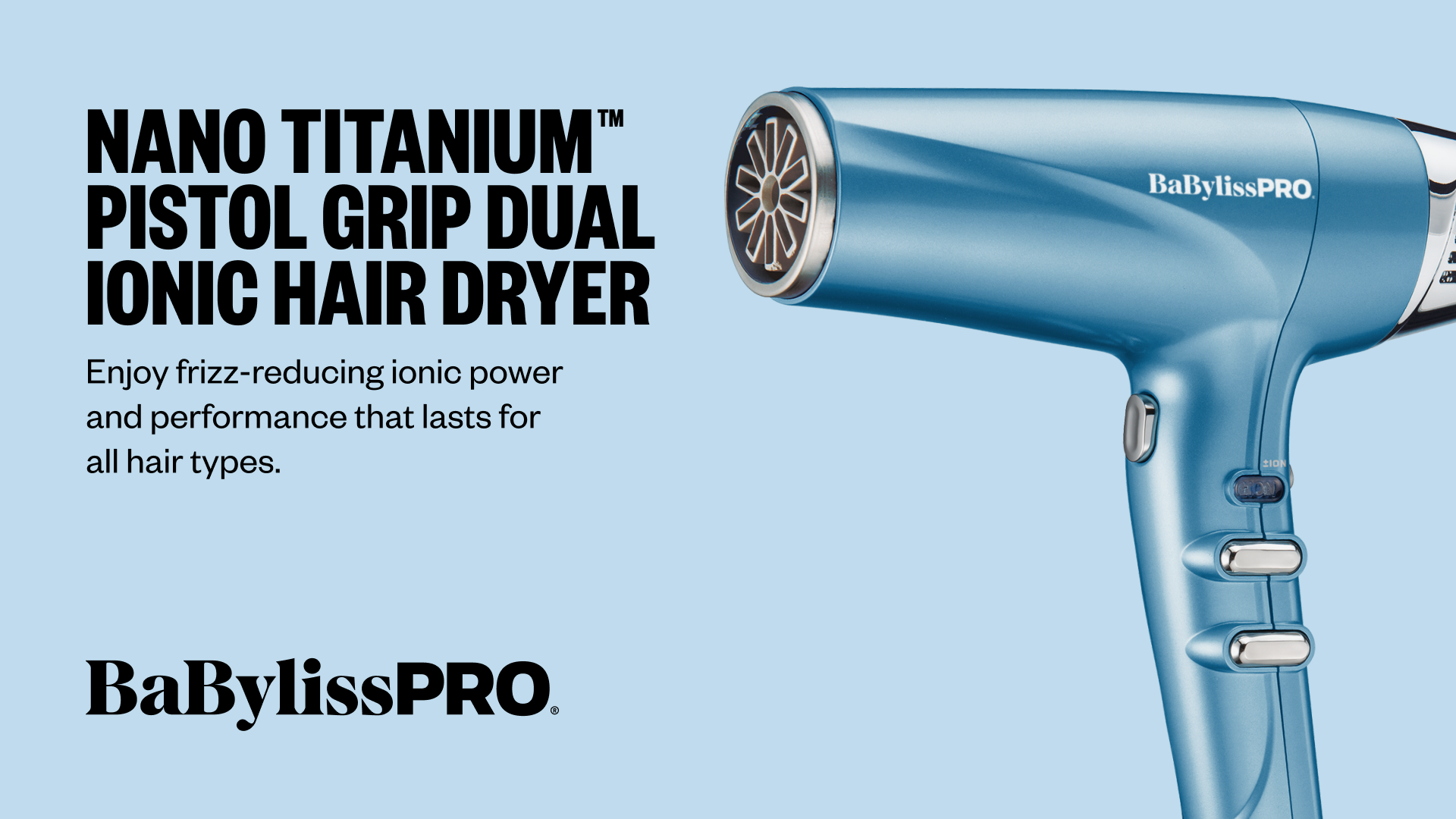 Amazon.com: BaBylissPRO Hair Dryer, Nano Titanium Dual Ionic Blow 