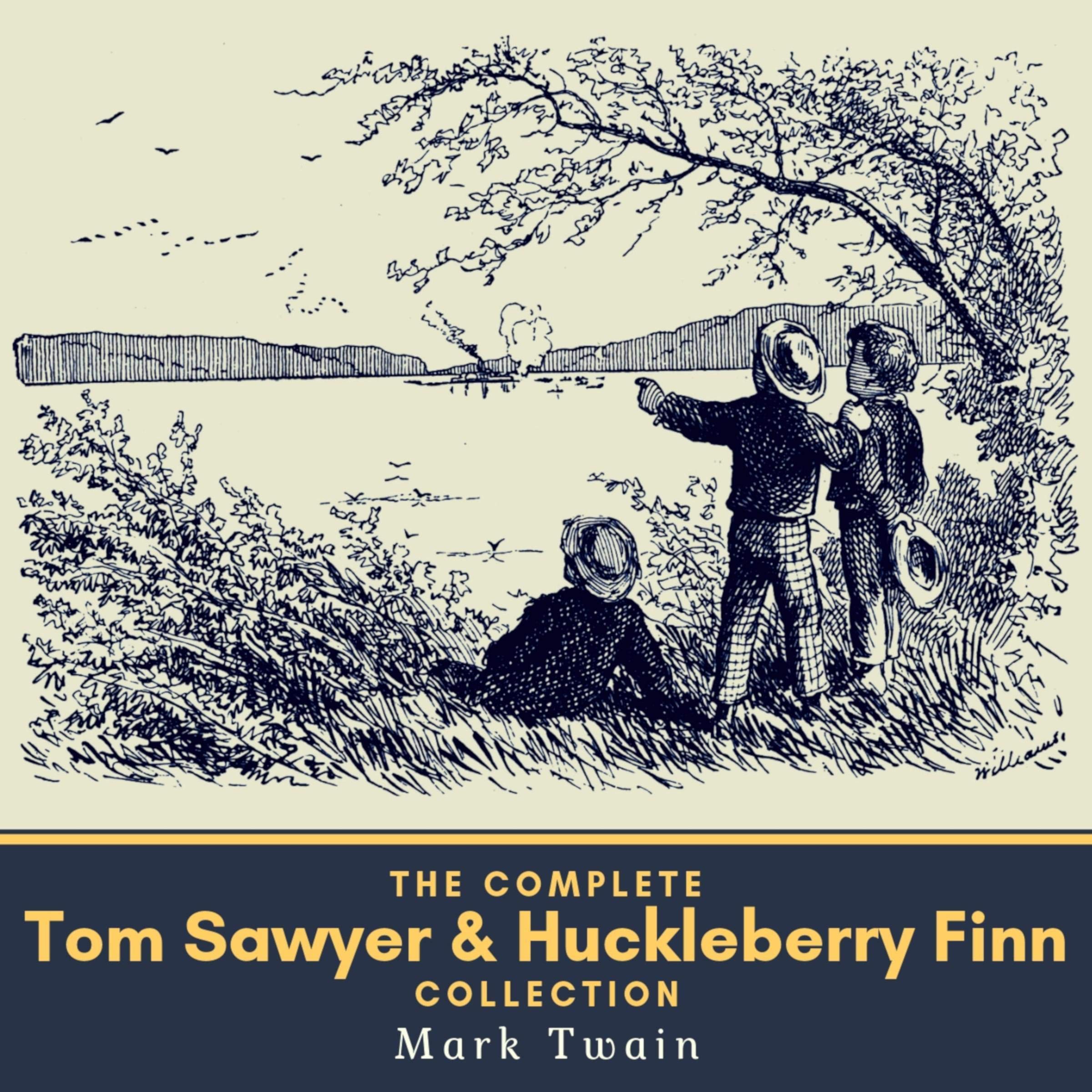 Cover art for The Complete Tom Sawyer & Huckleberry Finn Collection