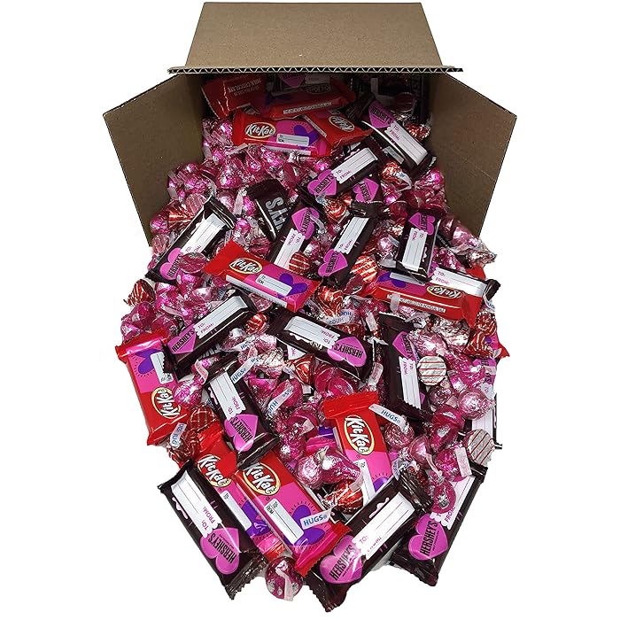 Buy Valentine's Day Candy Bulk, 5 LB Box Individually Wrapped Valentine