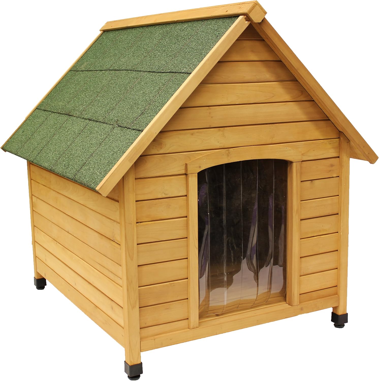 MOOL Wooden Dog Kennel/Pet House with Waterproof Entrance