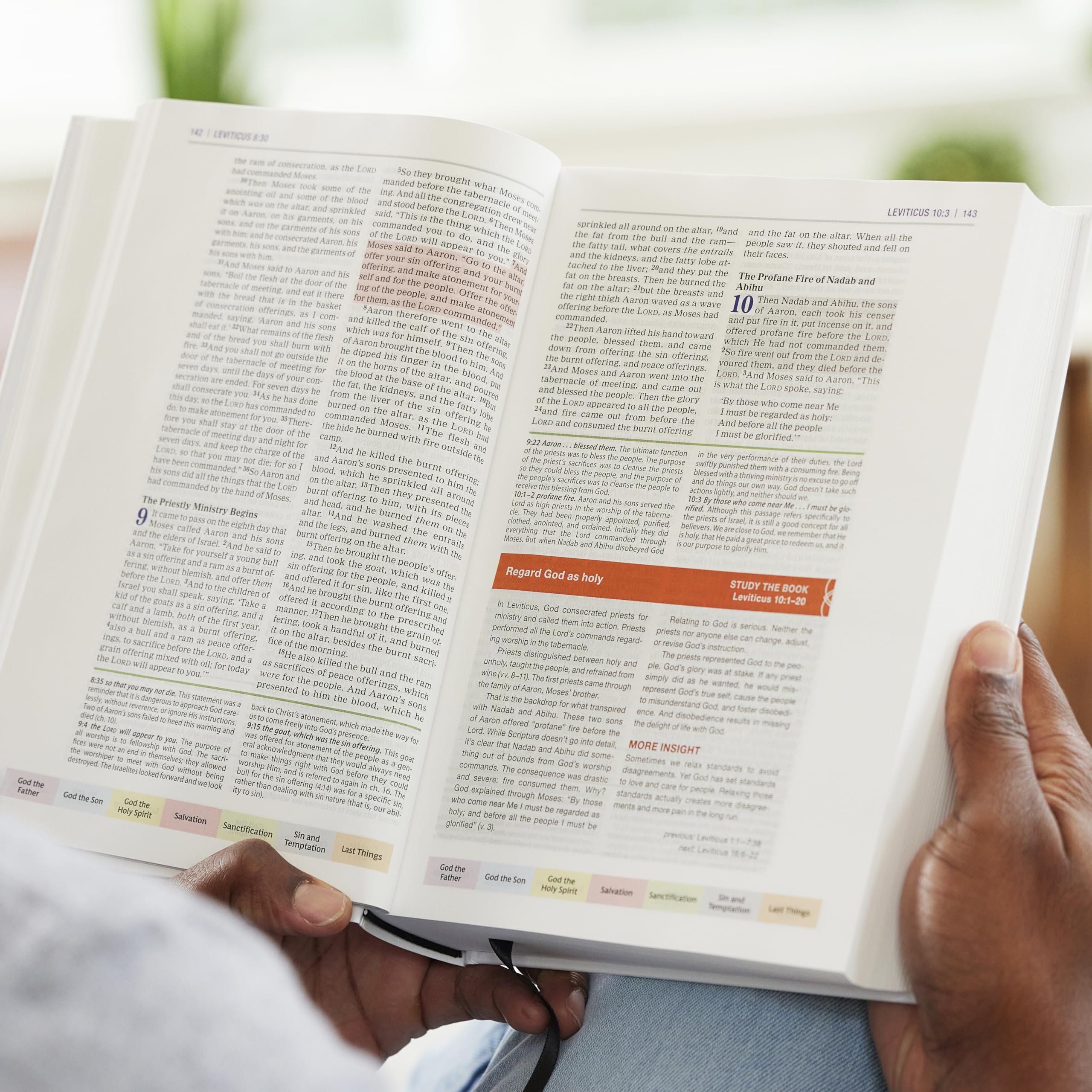 Color Code Study Bible, Revealing God's Truth Color by Color: Nkjv, Brown Leathersoft, Red Letter