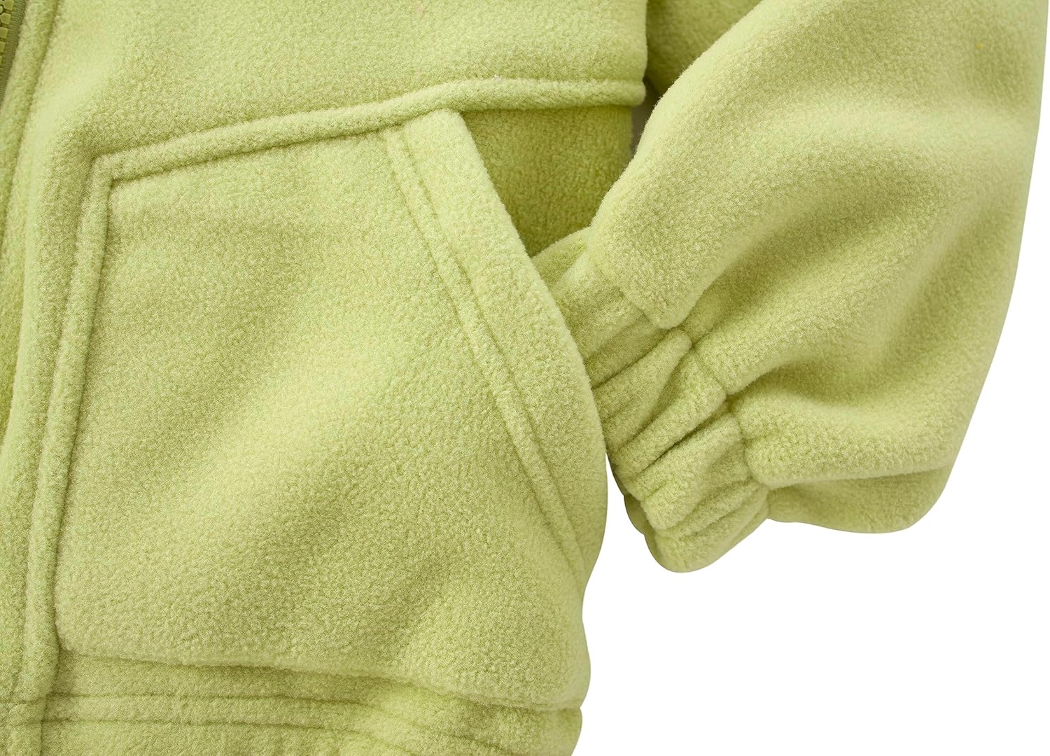 AMIYAN Toddler Fleece Jacket Kids Polar Lightweight Outerwear Boys Girls Long Sleeve Fall Spring Coat 3-9 Years - Image 5