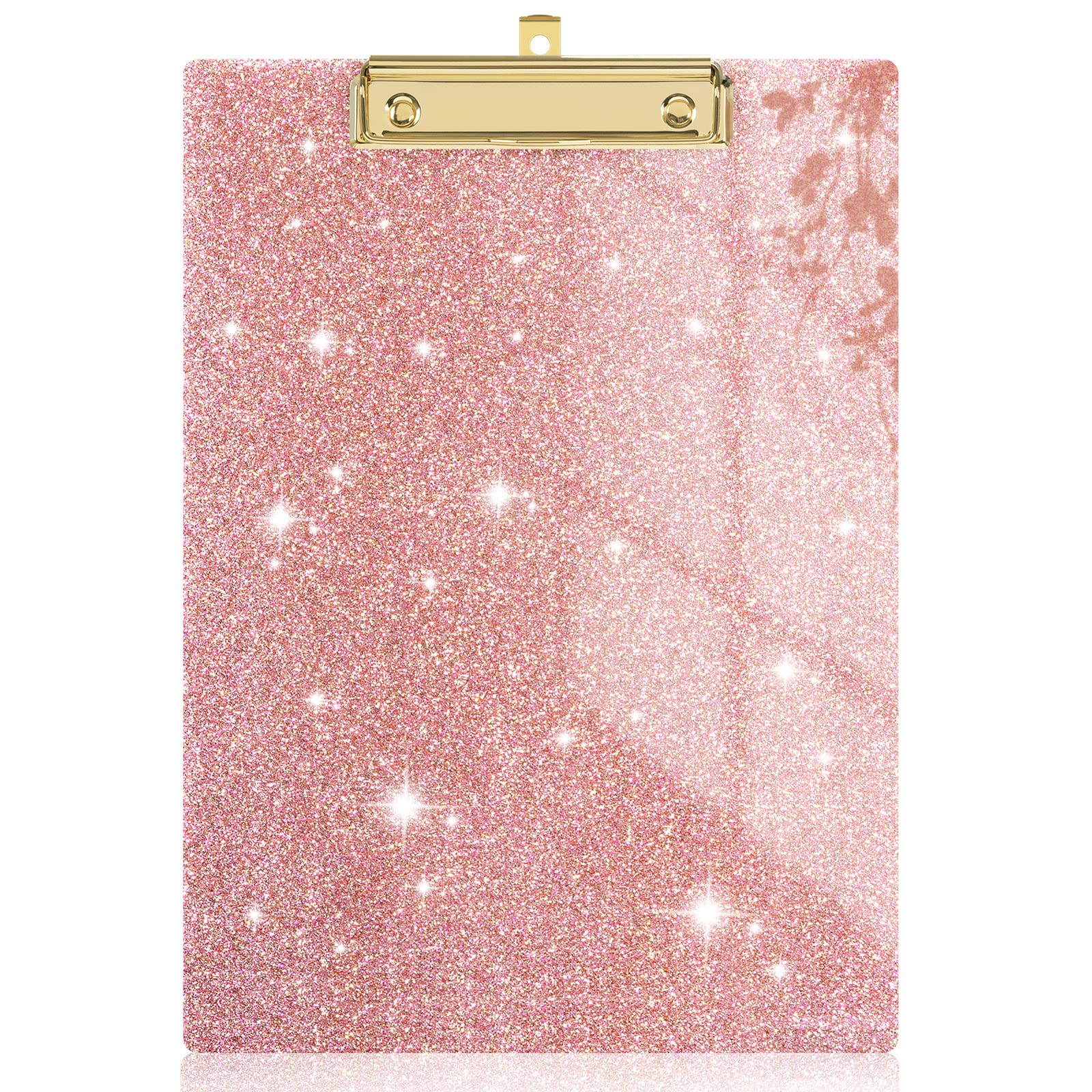 Rimilak Acrylic Glitter Clipboards, Sparkly Board With Low Profile Gold Clip, Designed For Classroom School And Office Use, A4 Letter Size 9 X 12.5 - View #8
