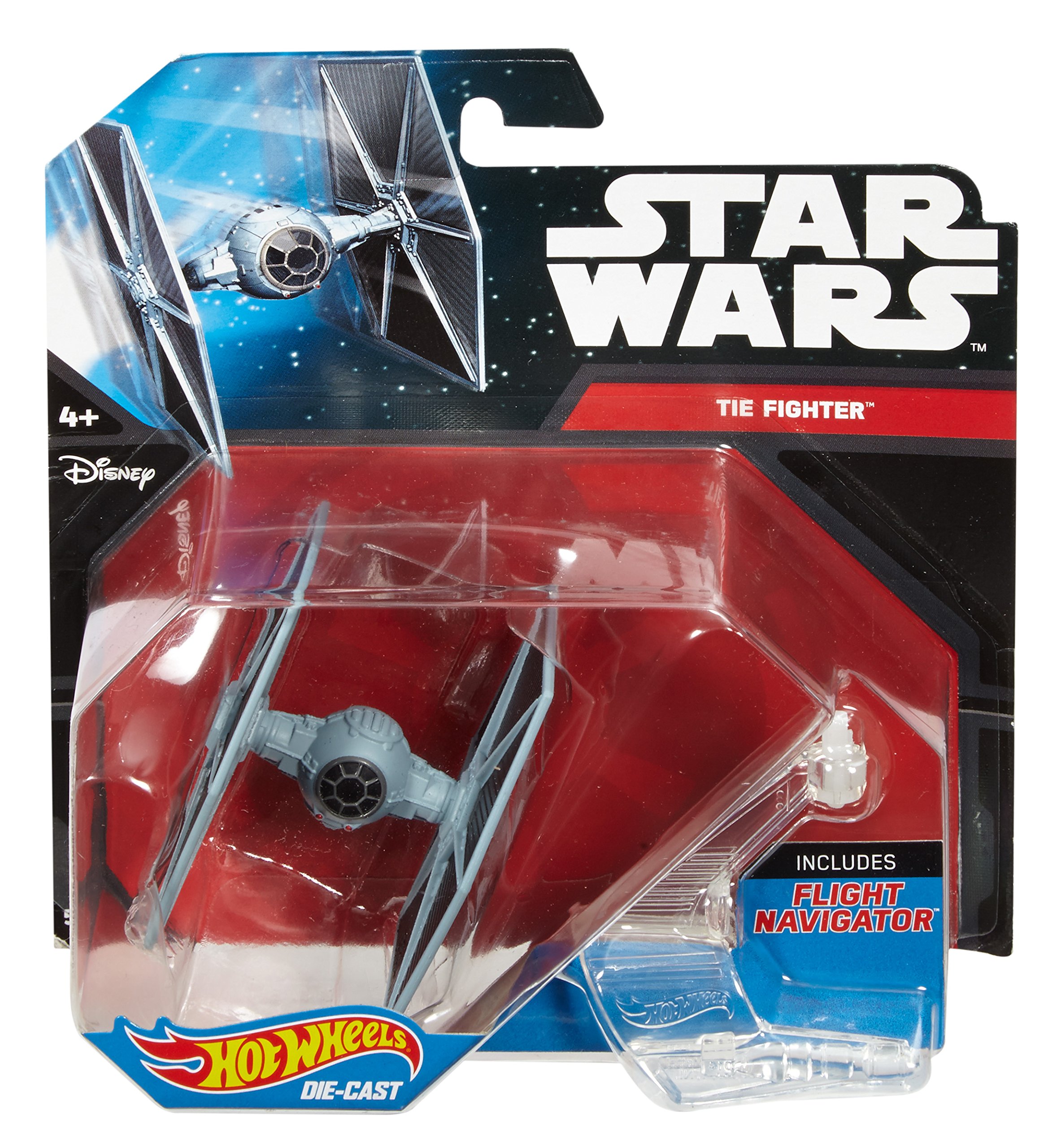 Hot Wheels Star Wars Die Cast Blue TIE Fighter Vehicle : Amazon.co