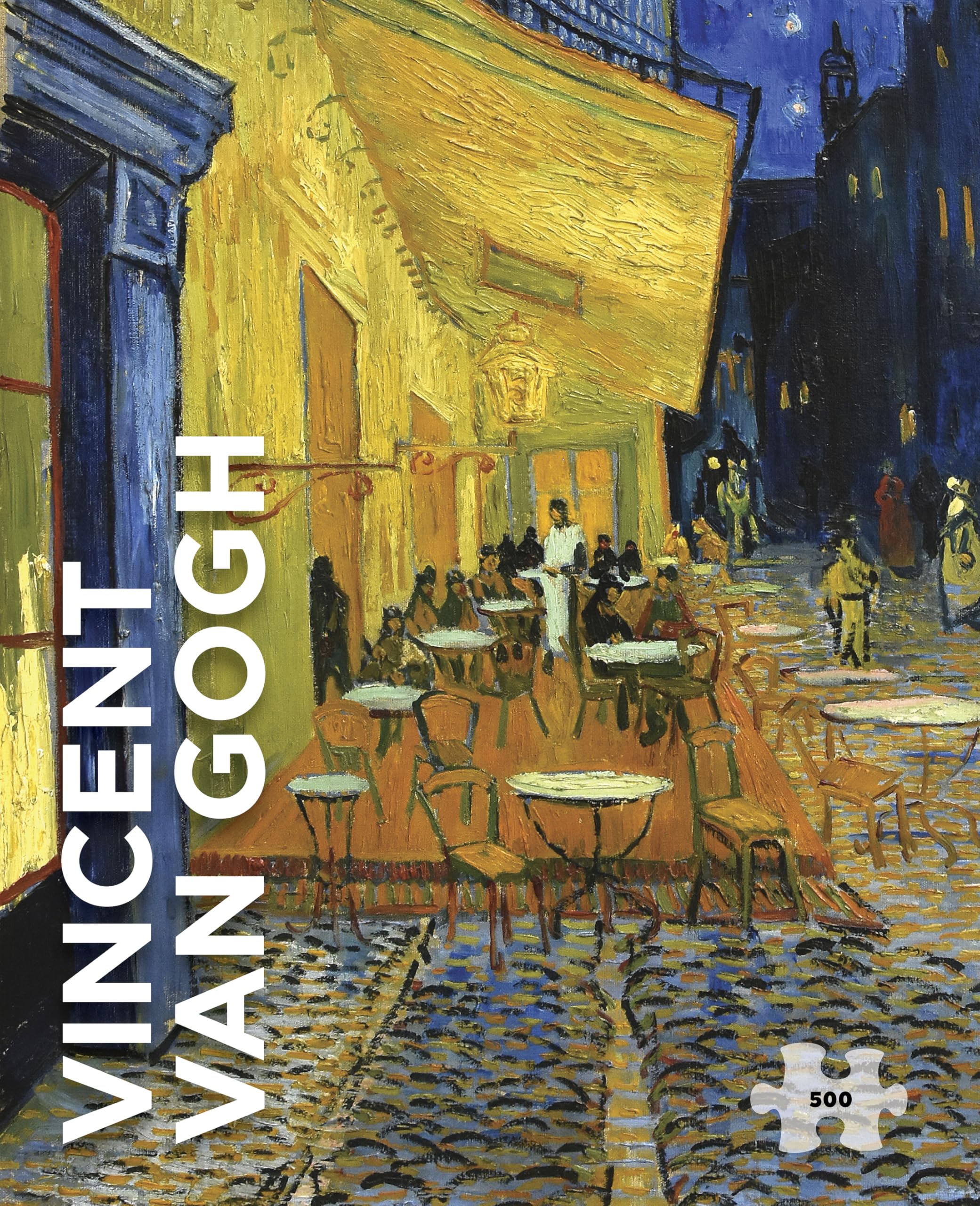 Pomegranate 500-Piece Jigsaw Puzzle for Adults, Vincent Van Gogh's Terrace of a Cafe at Night, Large Piece Puzzle, Matte Finish, Snug Fit - Image 2