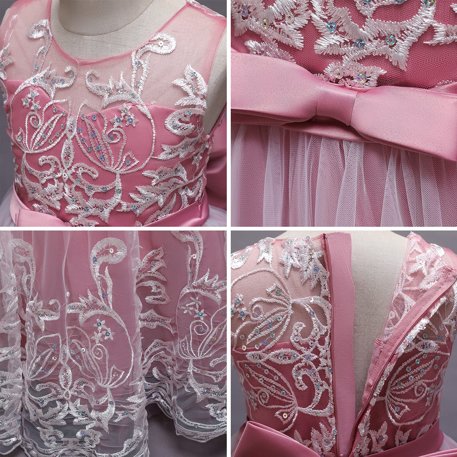 Feestjurk Poeder roze ✓ Perfect voor Bruiloft ✓ Bruidsmeisje