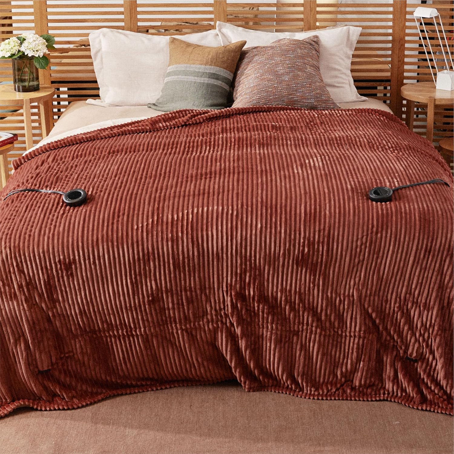 Heated blanket King Size 100"x90",ETL Certification 6 Heating Levels