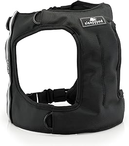 Sleepypod Clickit Terrain Dog Safety Harness – Black, Large