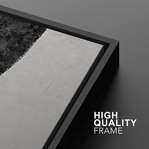 Miniatura 4 de SIGNWIN Lienzo enmarcado para pared, juego de arte moderno de polígono de mediados de siglo, ilustraciones con formas abstractas, arte moderno,