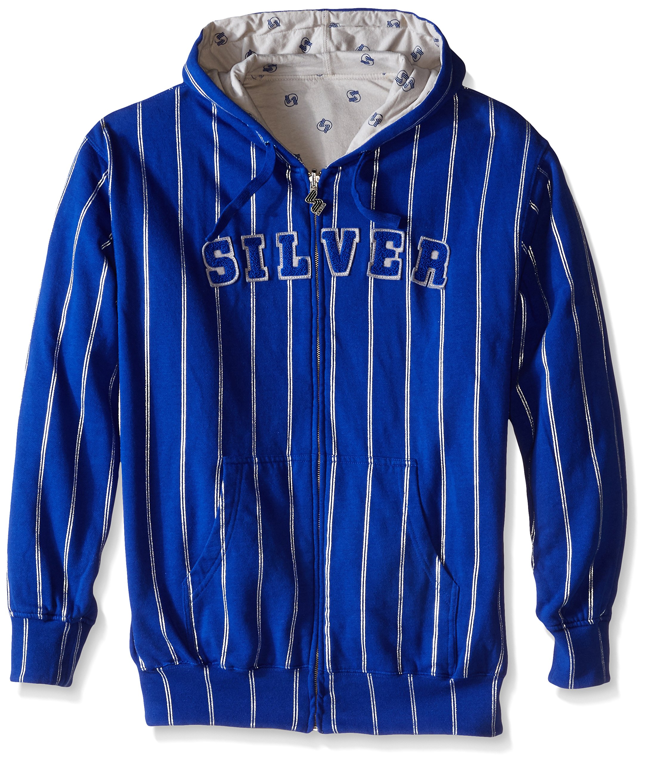 Silver Truck Company Pinstripe Reversible Zip Up Sweatshirt