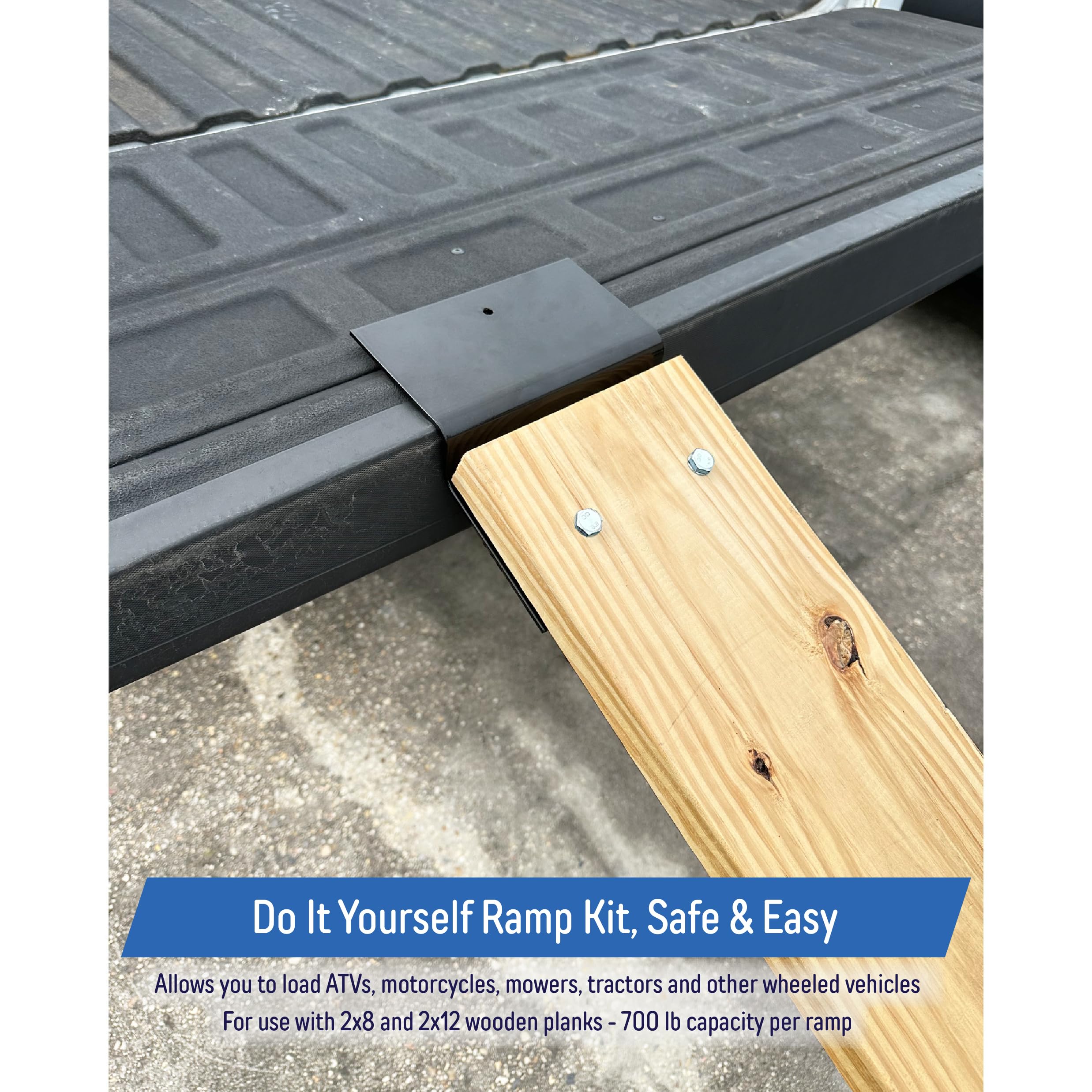 Shed Ramp BROK Aluminum Ramp Kit - Turns 2x8 Wood Planks Into 700 Lb ...