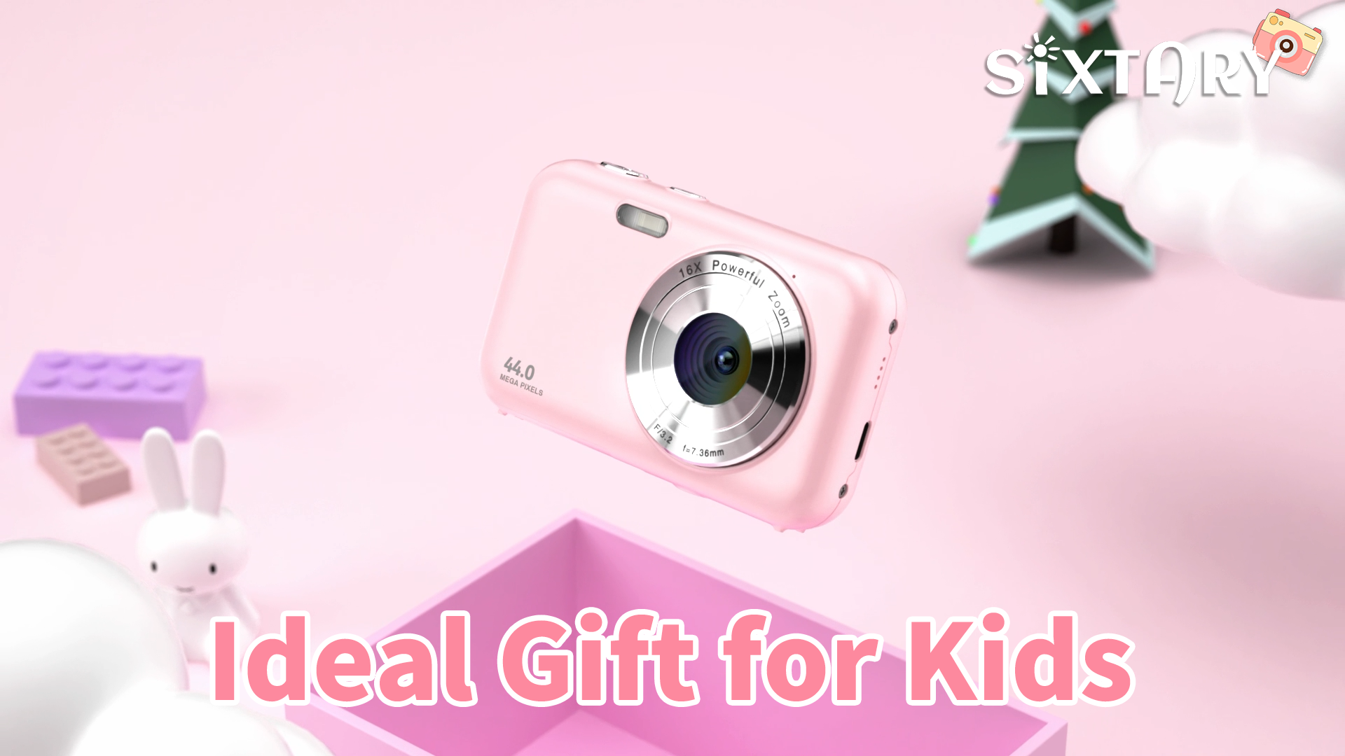 Amazon.com : FHD 1080P Kids Camera - 44MP Point & Shoot with 16X