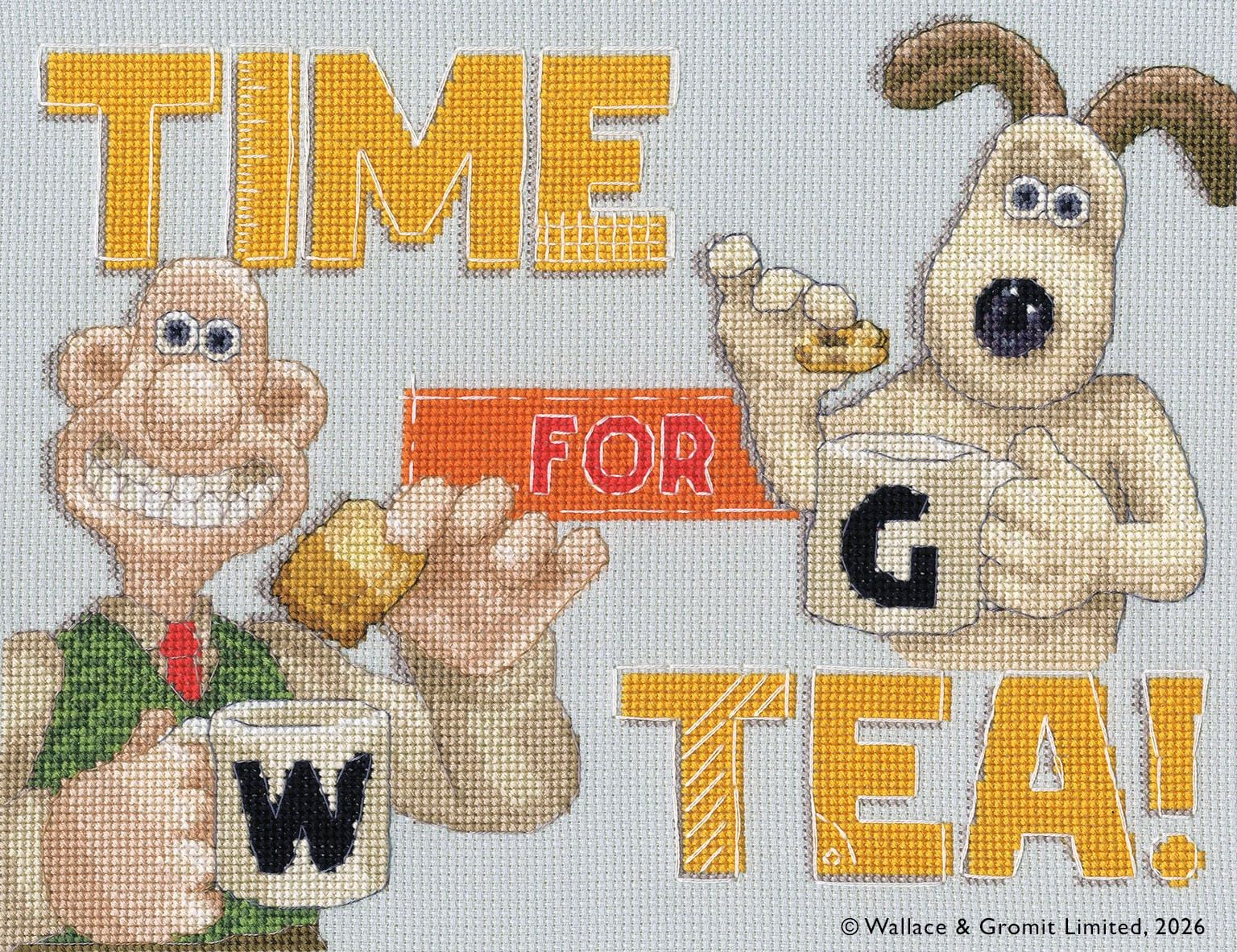 Bothy Threads Counted Cross Stitch Kit - Time for Tea!
