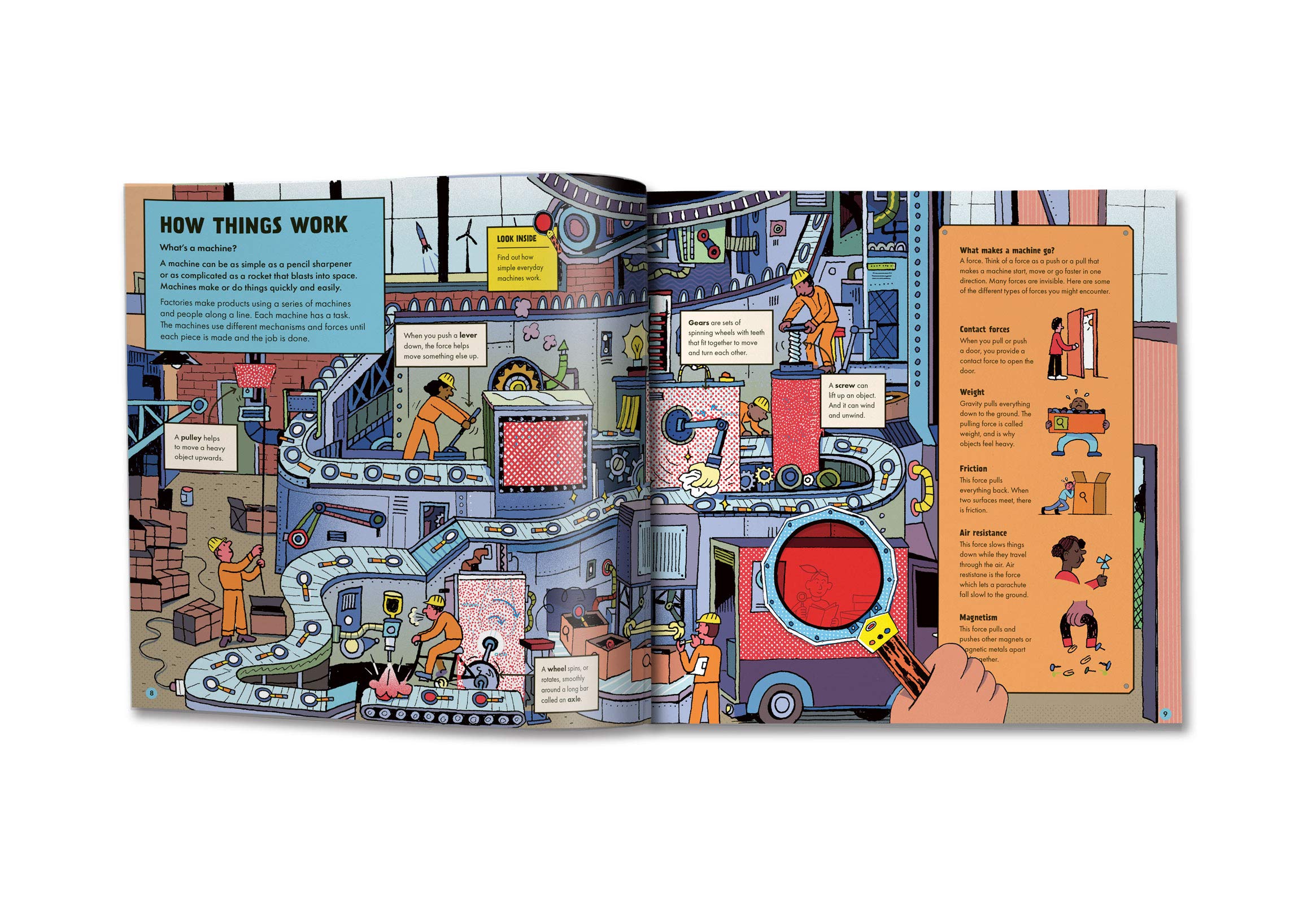 Marvellous Machines: A Magic Lens Book: 1