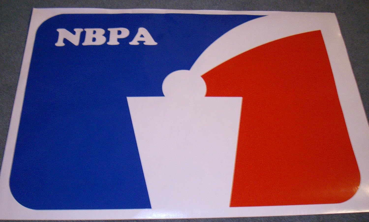 Giant Beer Pong Decal 16"x22" NBPA Logo 2 colors Automotive
