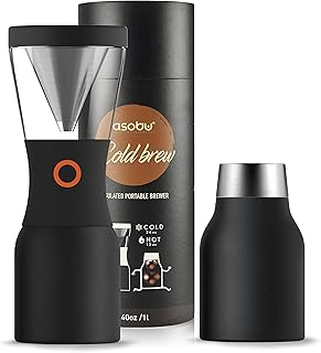 Asobu Cold Brew Autonome Cafetière Noir 1 L Manuel