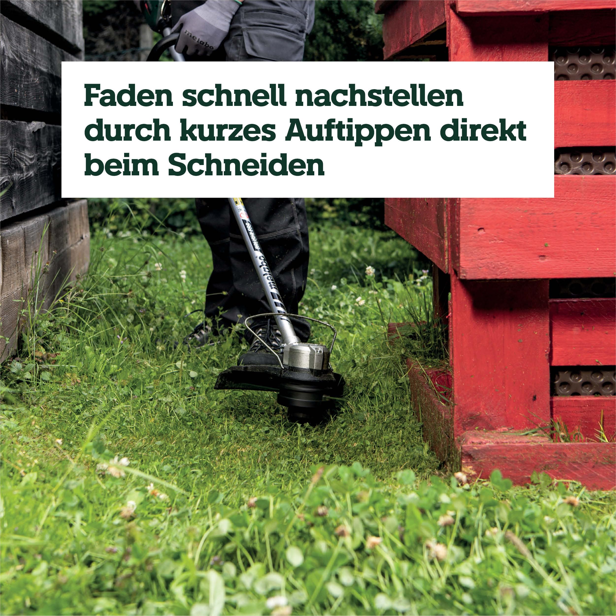 metabo Akku-Rasentrimmer RTD 18 LTX BL 30, Brushless Rasenkantenschneider