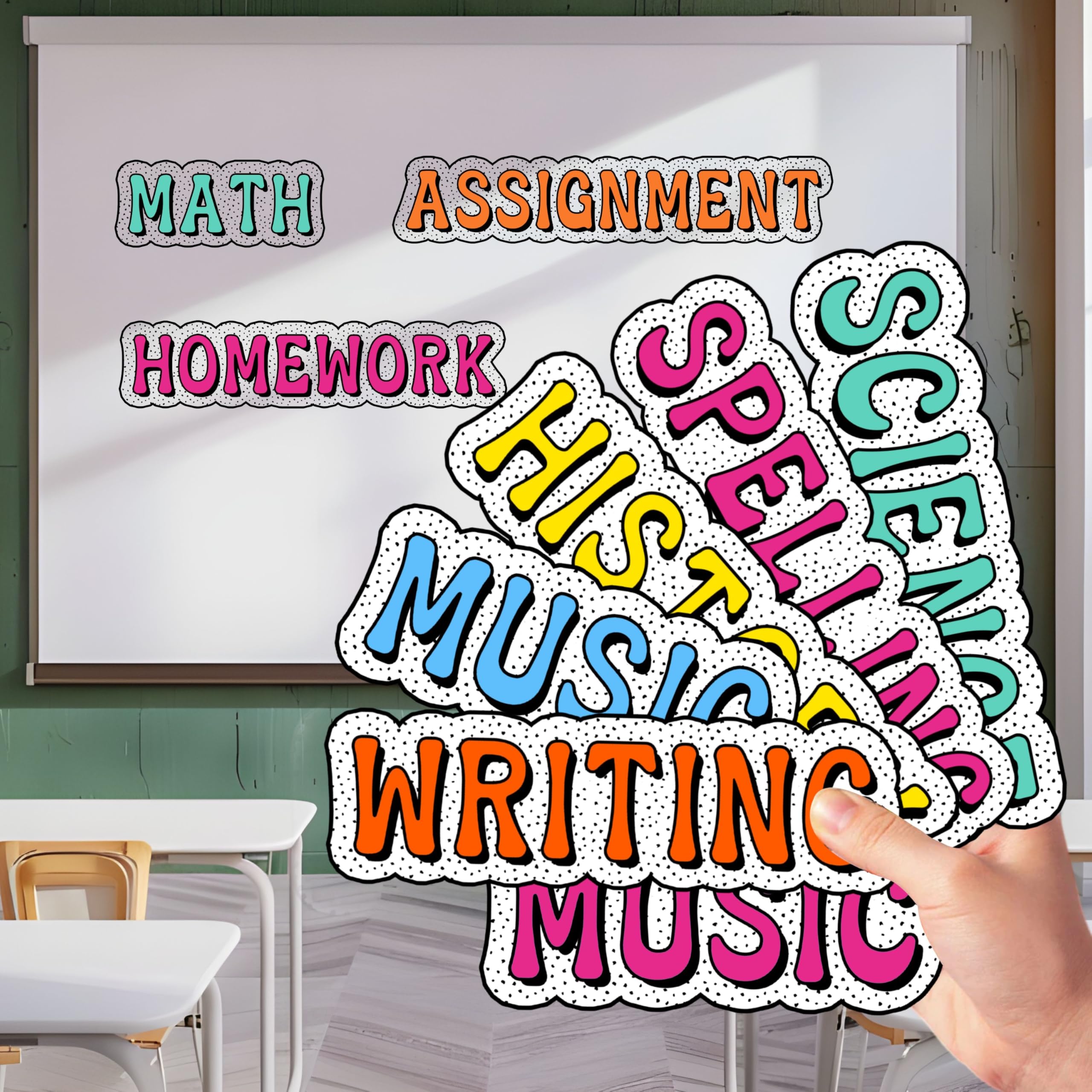 Colorful Customizable Magnetic Labels for Classroom and Home Organization – Dry Erase Magnets in 6 Vibrant Colors – Suitable for Whiteboards, Filing