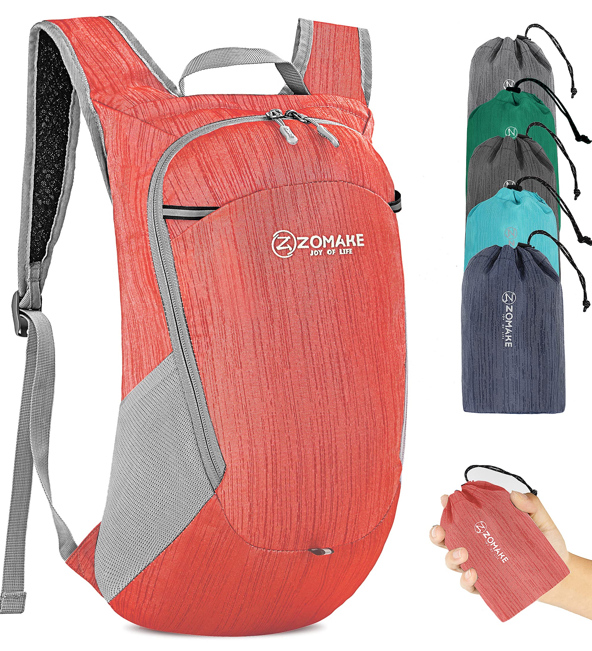 Zaino Da Trekking Ultraleggero Pieghevole - Impermeabile, Solo 140g, 3 In 1 Per Escursioni - Foto 4