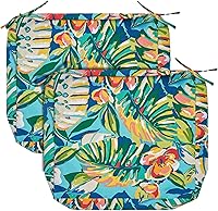 Vista 28 de FUNHOME Fundas de cojín para exteriores, 42 x 18 x 3 pulgadas, sin relleno. Fundas de cojín de repuesto para muebles de exterior, resistentes al